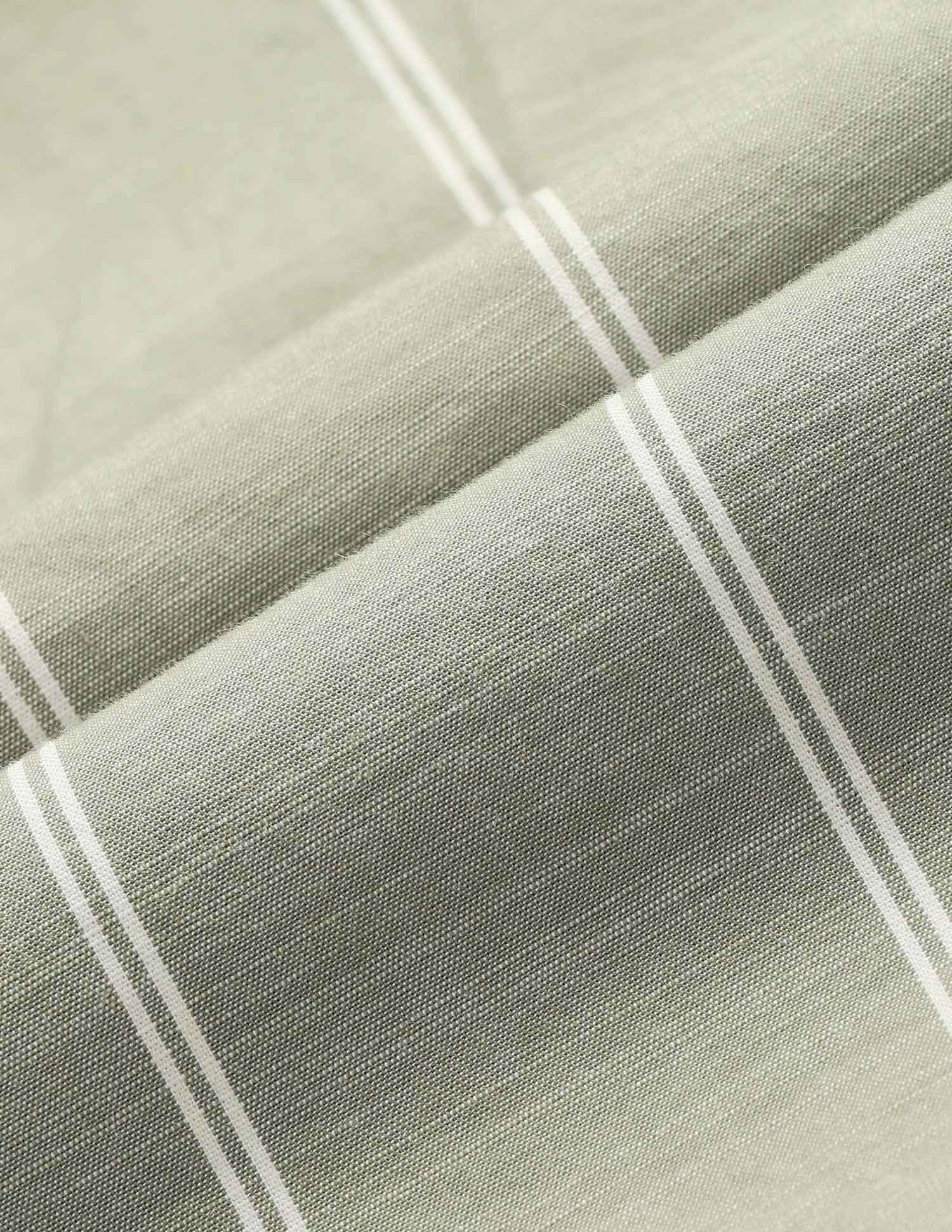 Vertical Striped Pure Cotton Shirt - Image 2