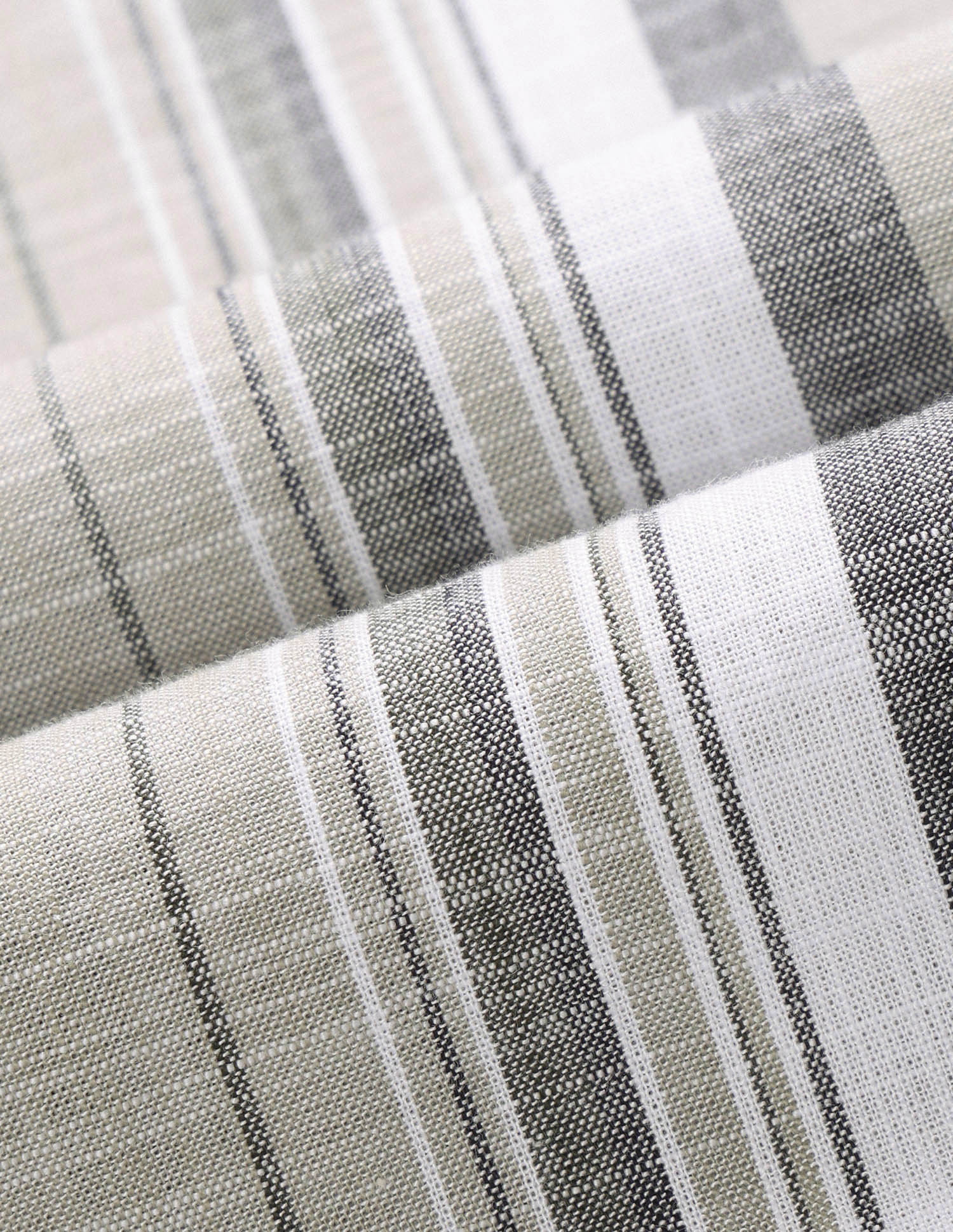 Vertical Striped Pure Cotton Shirt - Image 2