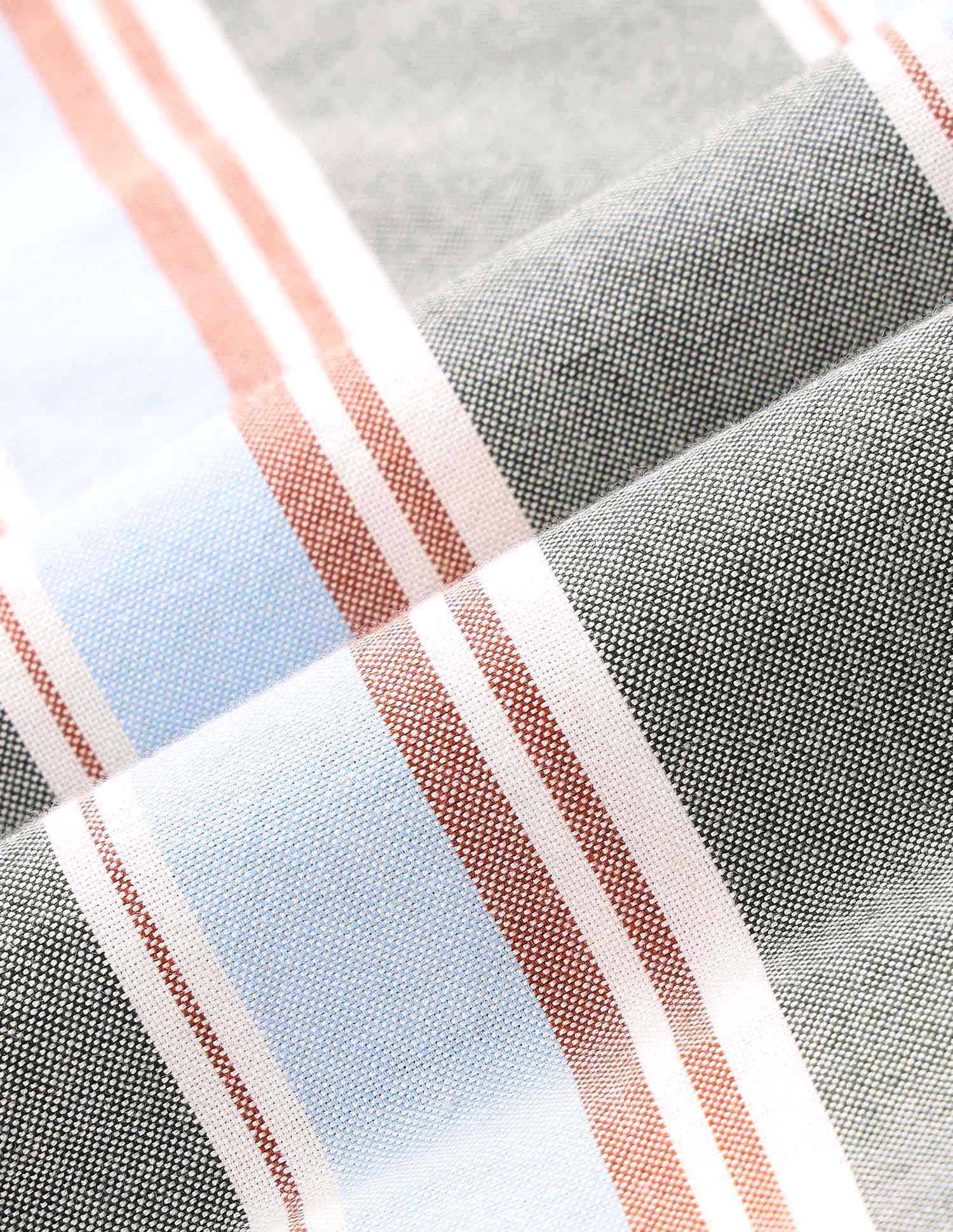 Vertical Striped Pure Cotton Shirt - Image 2