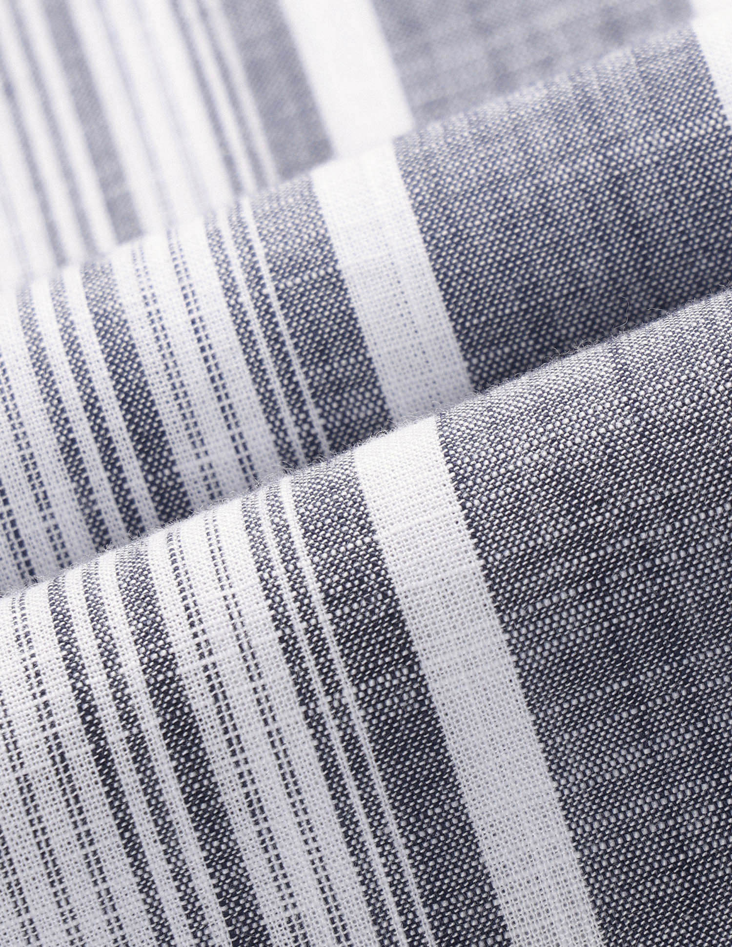 Vertical Striped Pure Cotton Shirt - Image 2