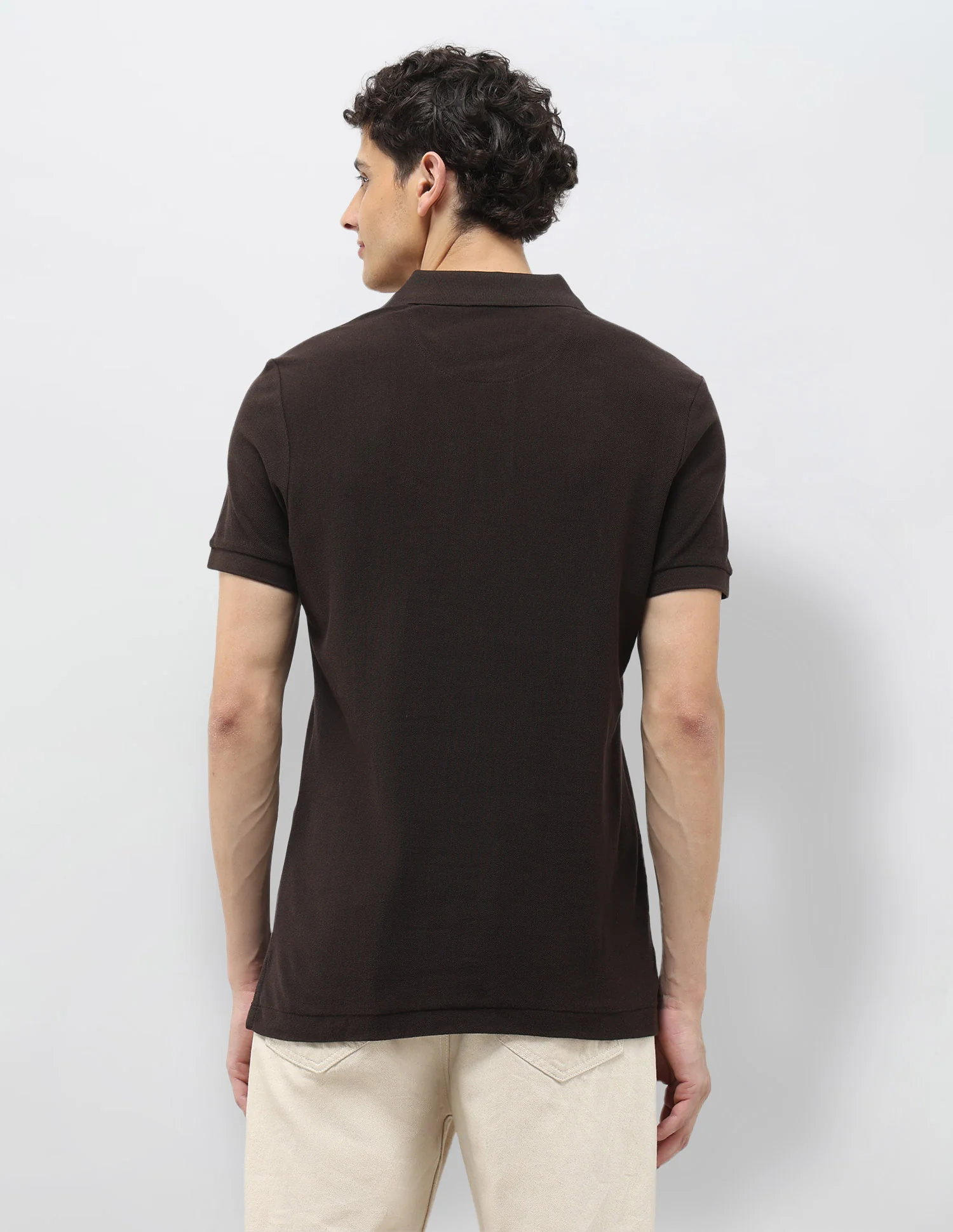 Vertical Striped Regular Fit Polo Shirt - Image 5