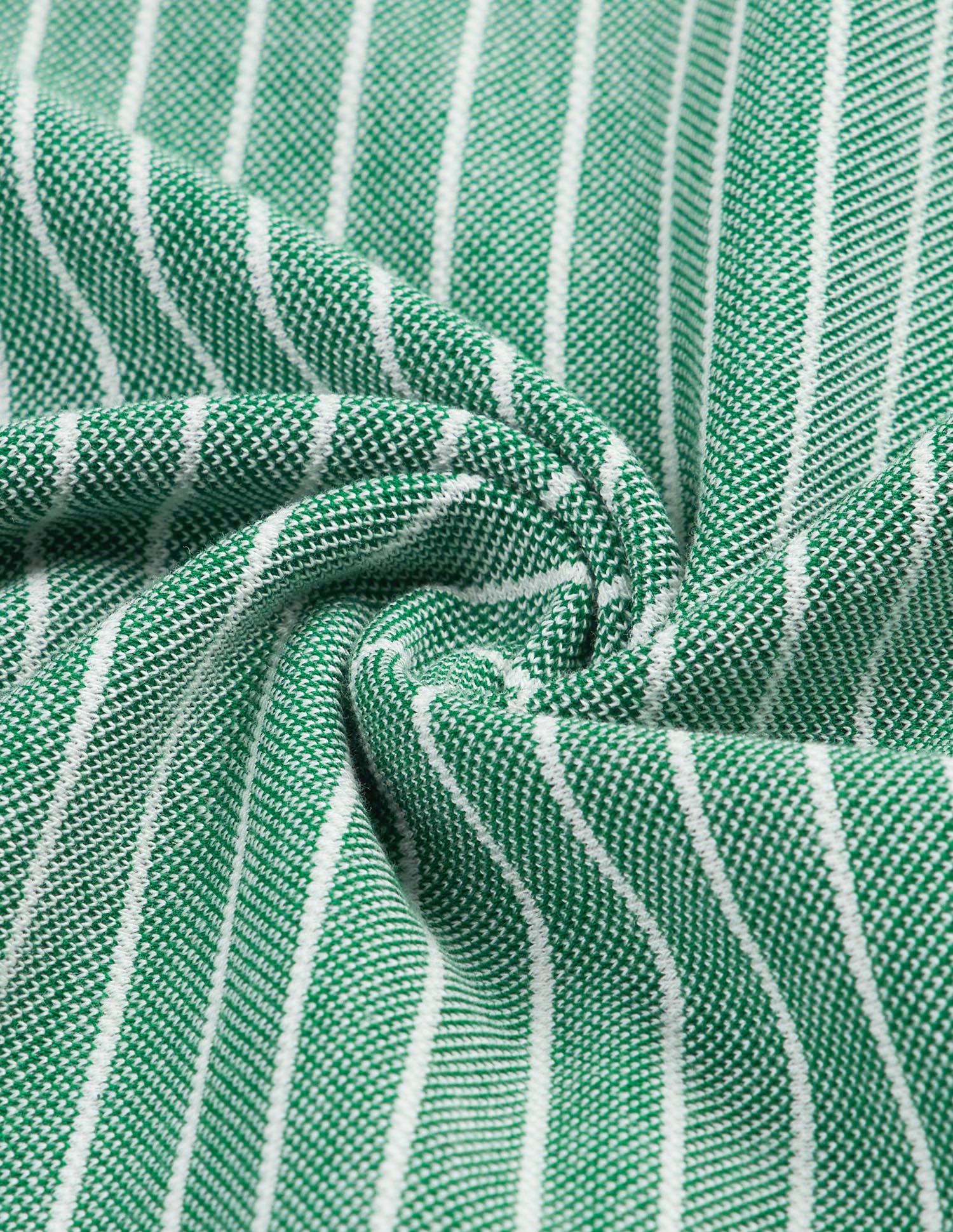 Vertical Striped Regular Fit Polo Shirt - Image 8