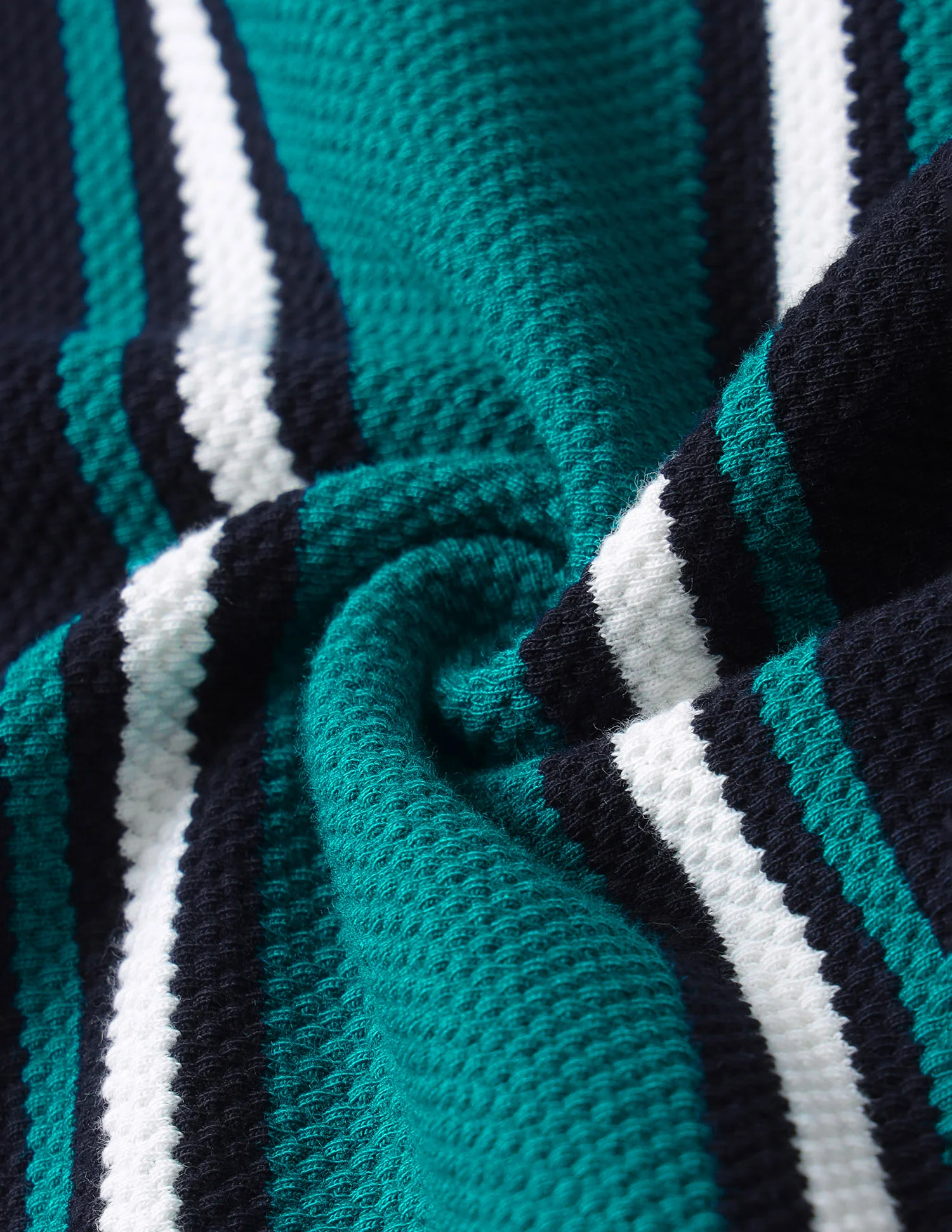 Vertical Striped Regular Fit Polo Shirt - Image 8