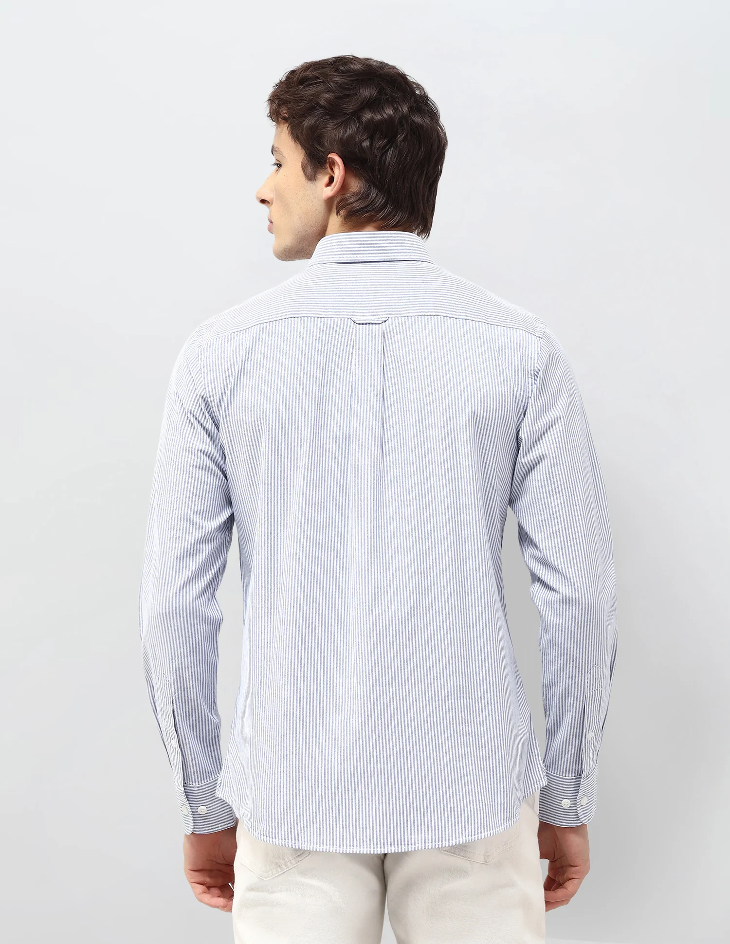Vertical Striped Regular Fit Shirt - Image 5
