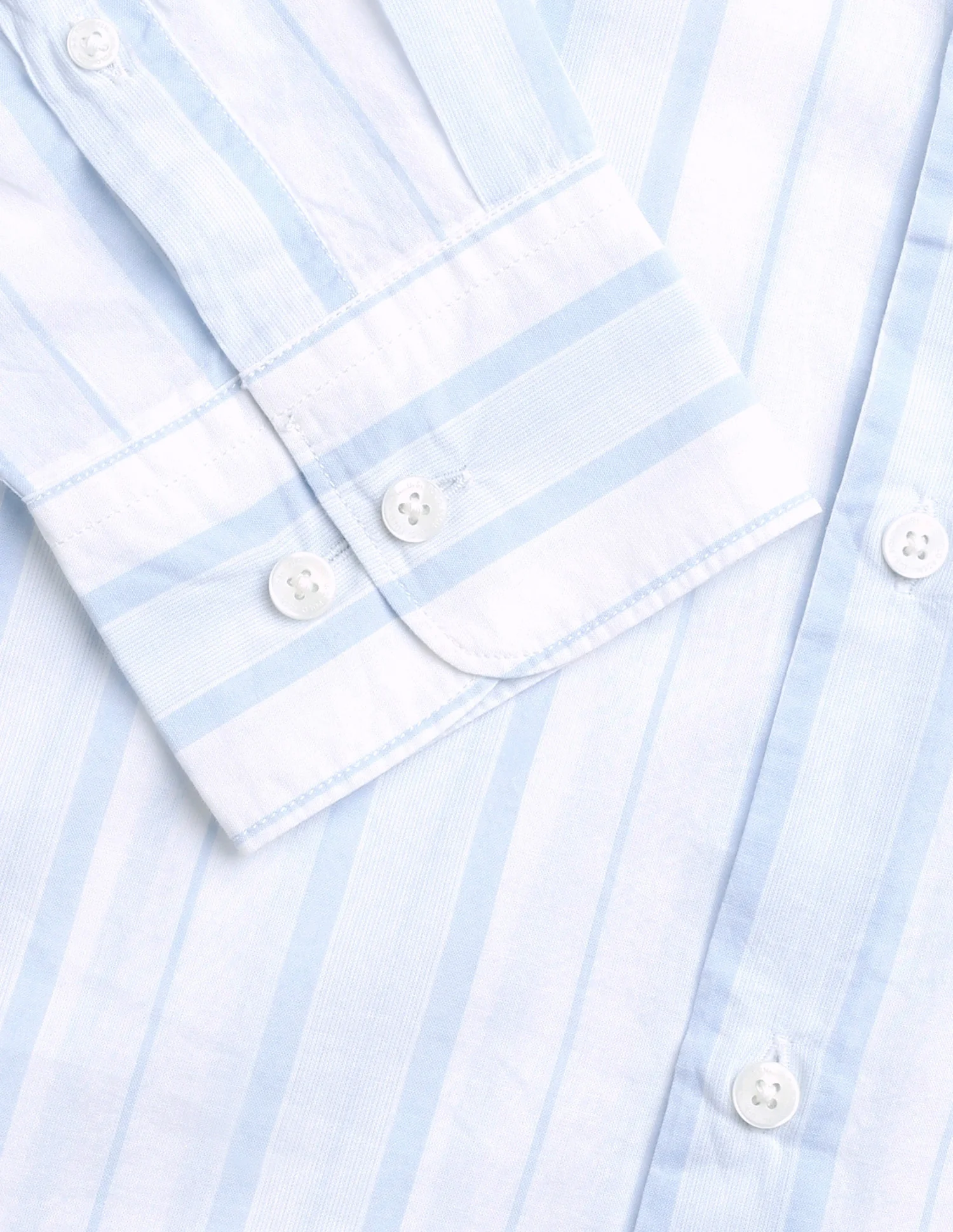 Vertical Striped Regular Fit Shirt - Image 8