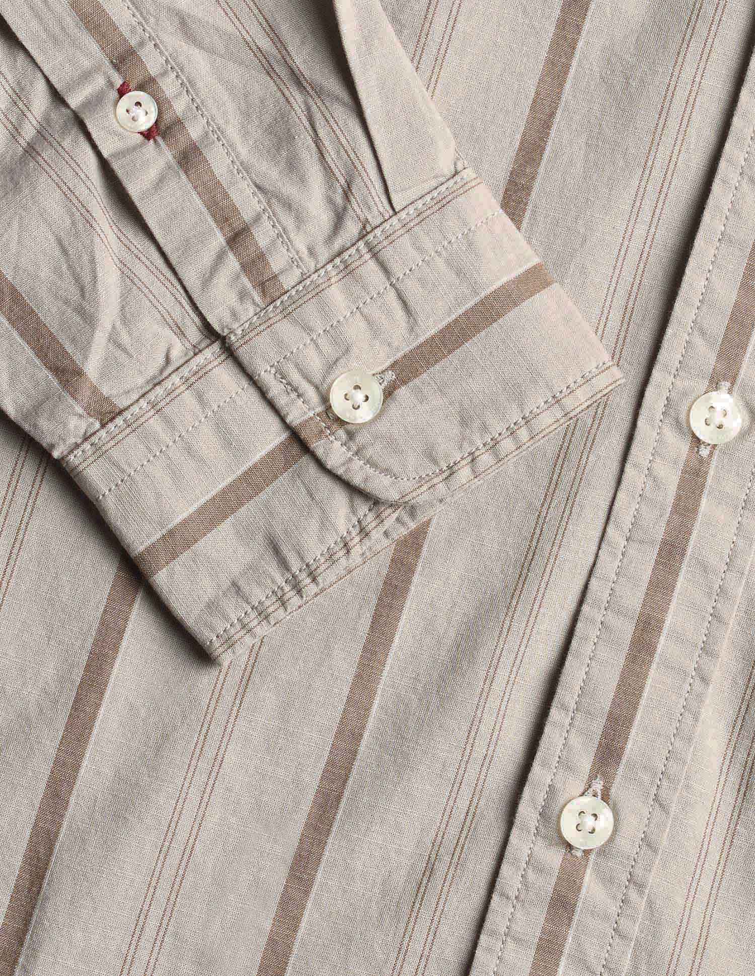 Vertical Striped Regular Fit Shirt - Image 8