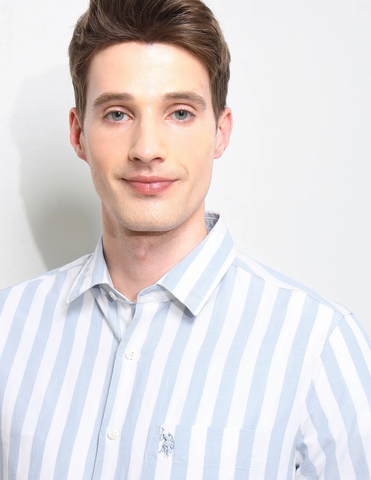 Vertical Striped Regular Fit Shirt - Image 7