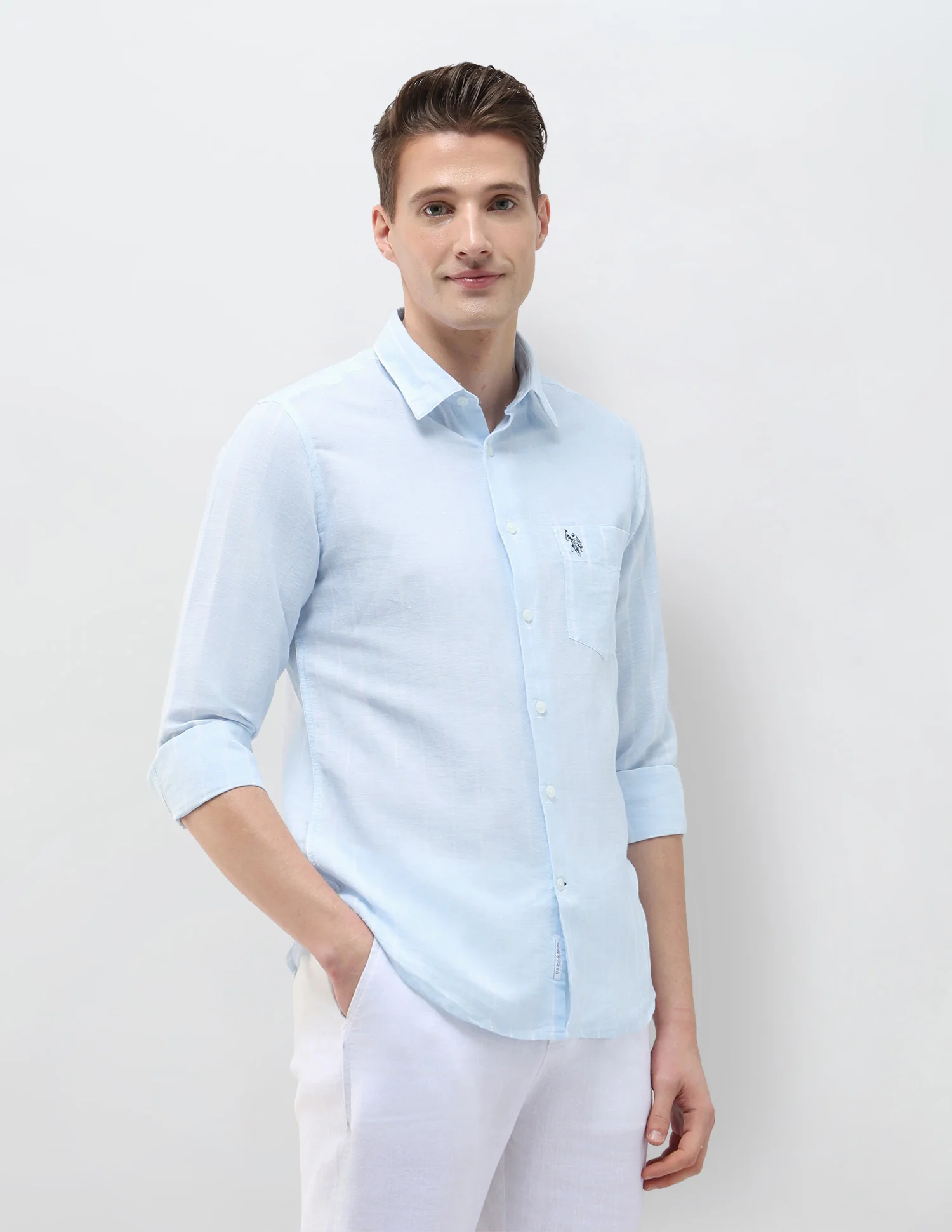Vertical Striped Regular Fit Shirt - Image 4