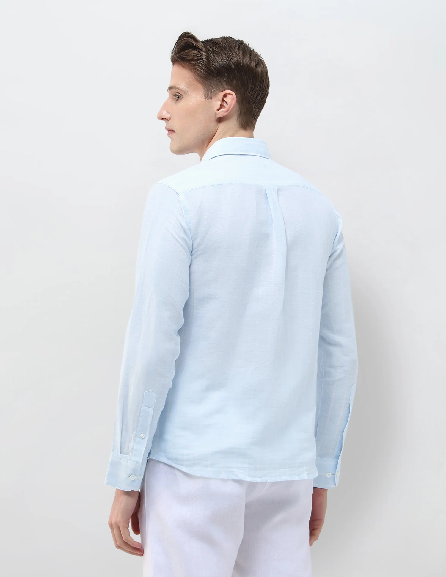 Vertical Striped Regular Fit Shirt - Image 5