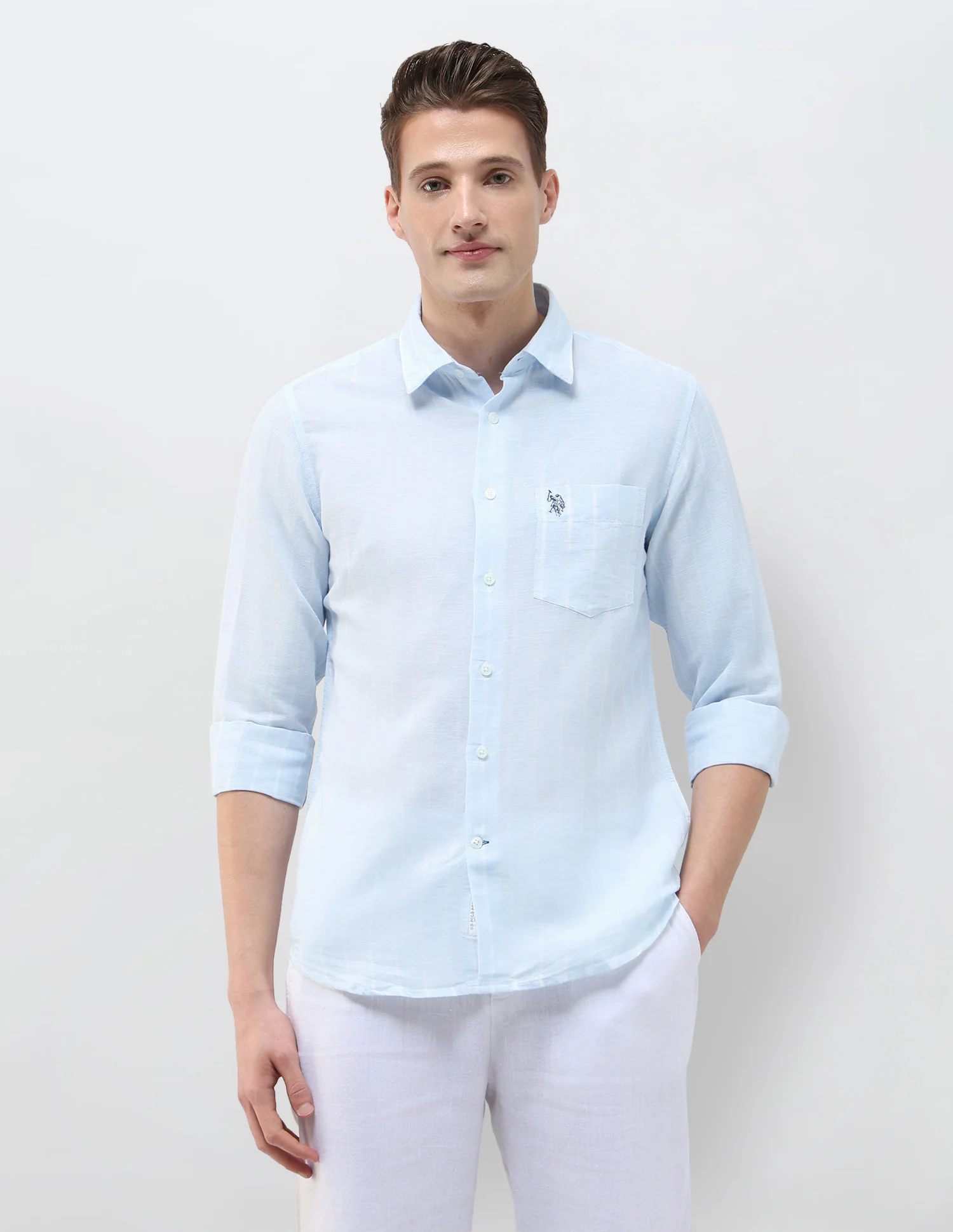 Vertical Striped Regular Fit Shirt - Image 6