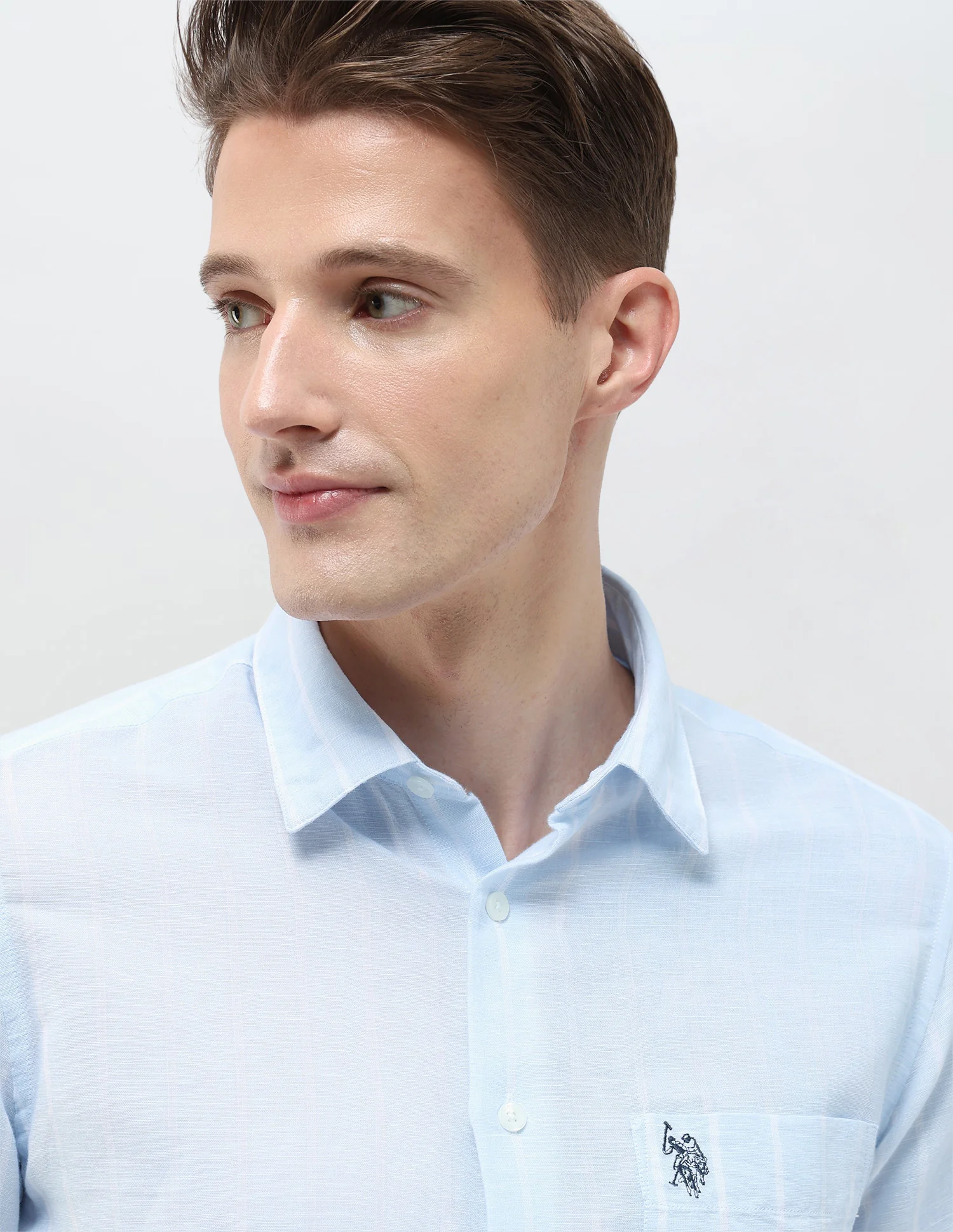 Vertical Striped Regular Fit Shirt - Image 7