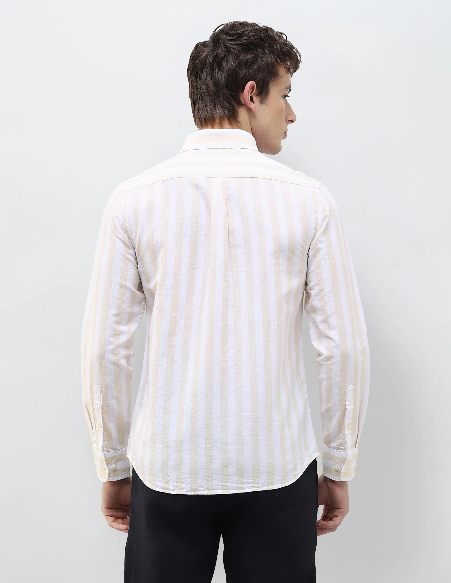 Vertical Striped Regular Fit Shirt - Image 5