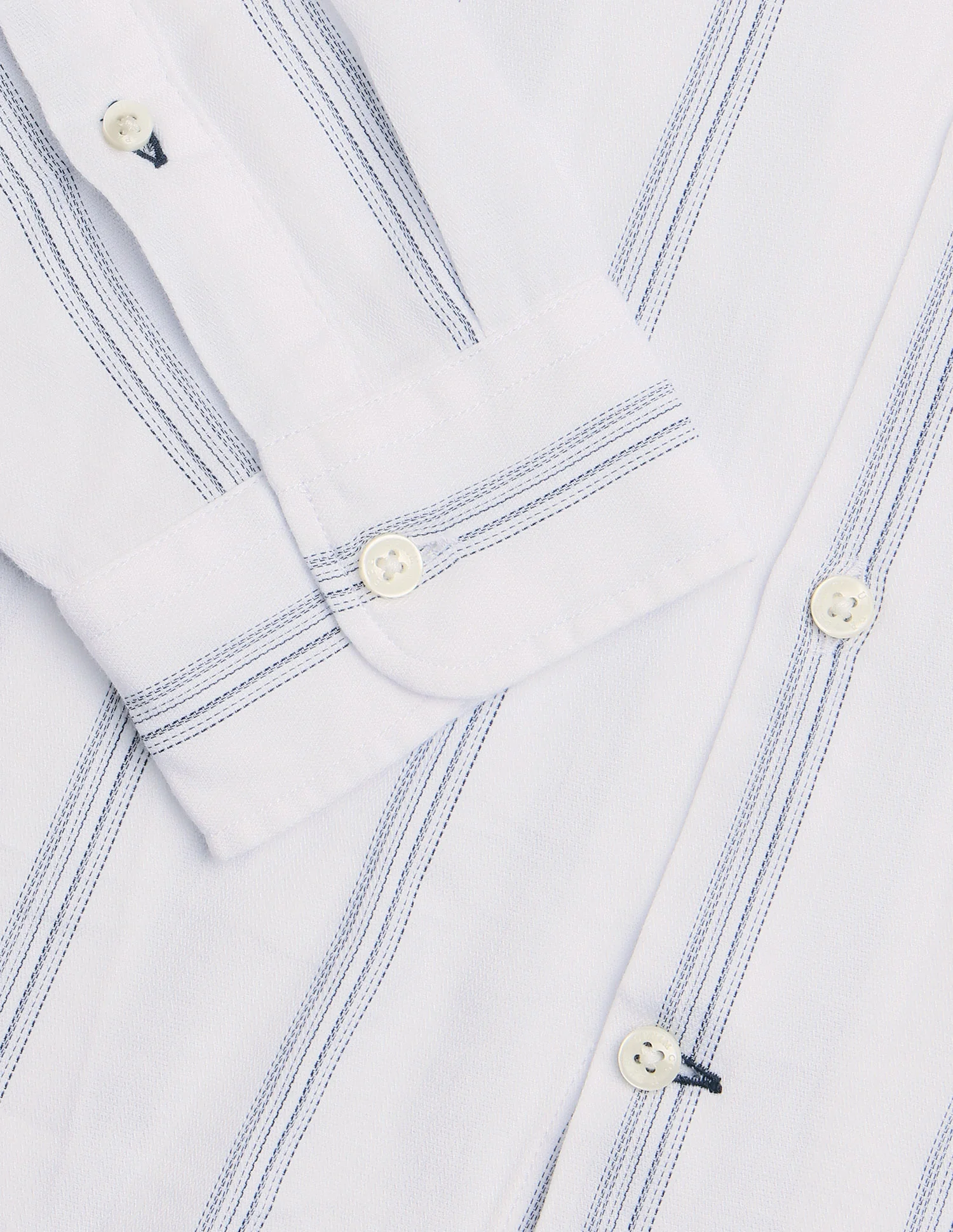Vertical Striped Regular Fit Shirt - Image 8