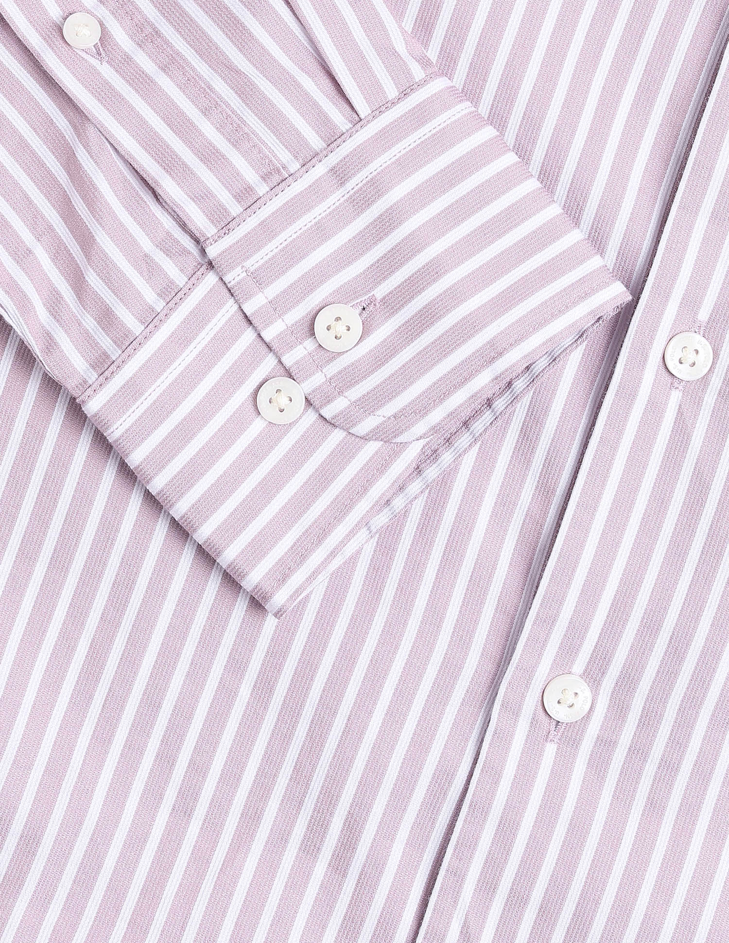 Vertical Striped Regular Fit Shirt - Image 8