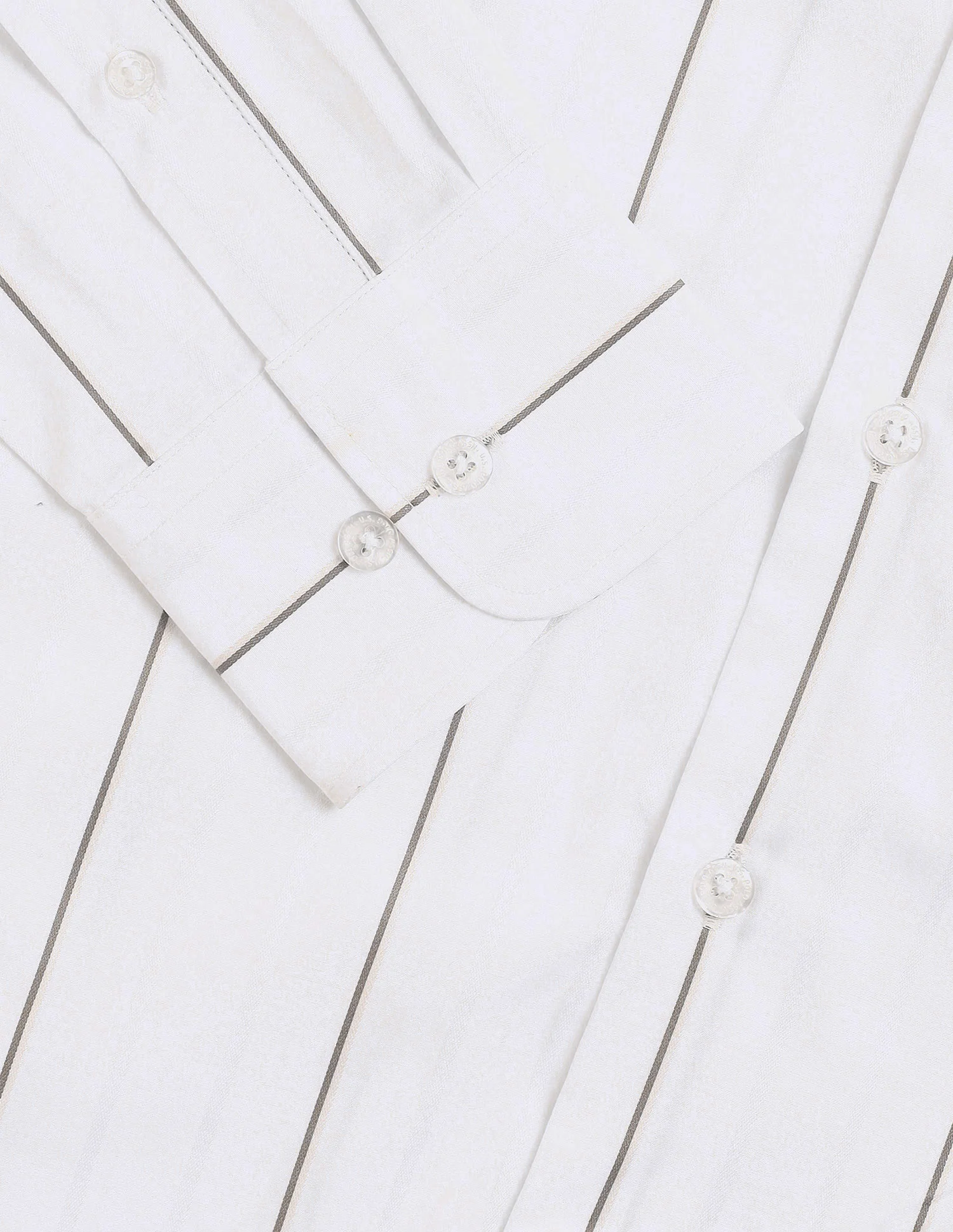 Vertical Striped Regular Fit Shirt - Image 8