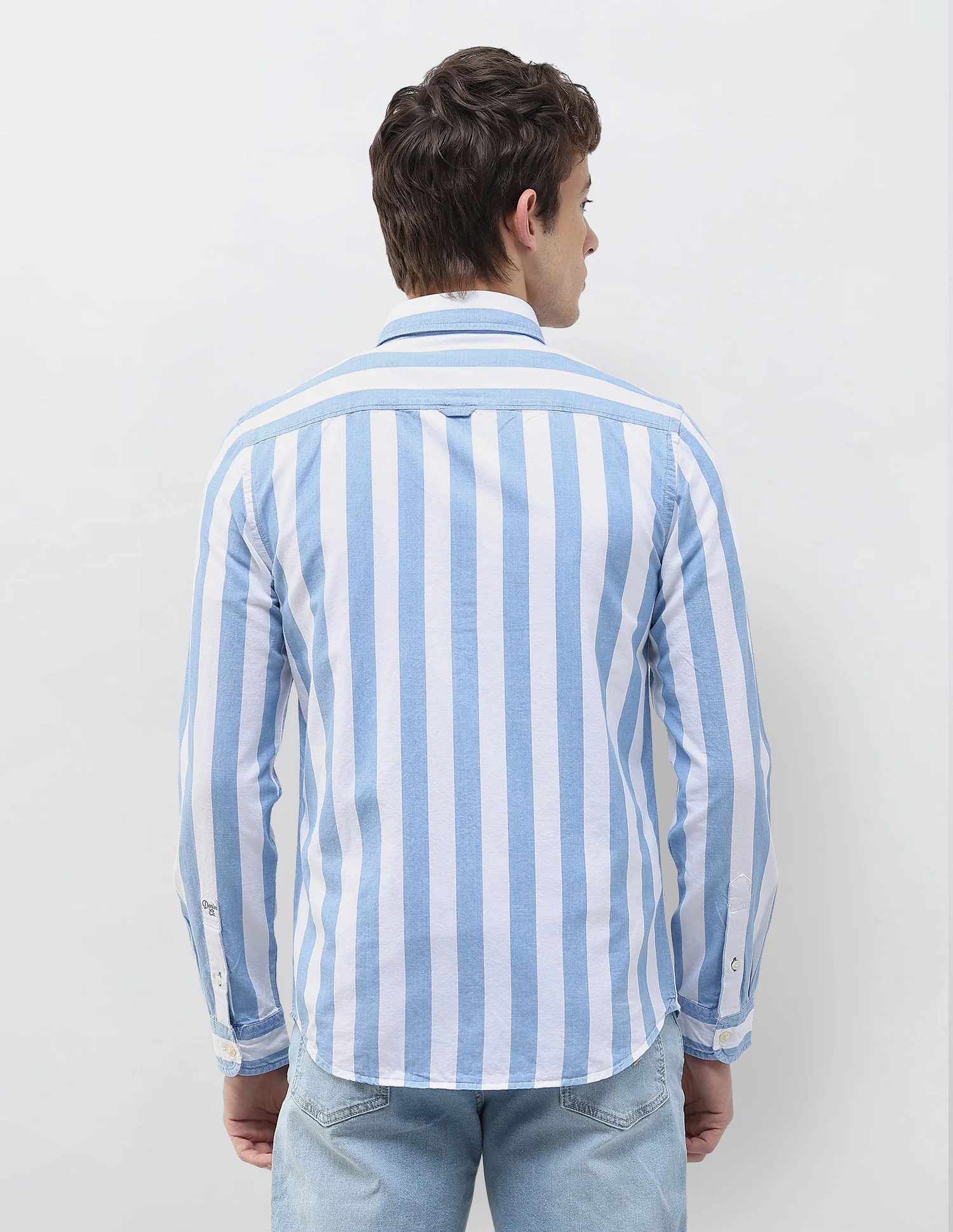 Vertical Striped Regular Fit Shirt - Image 5