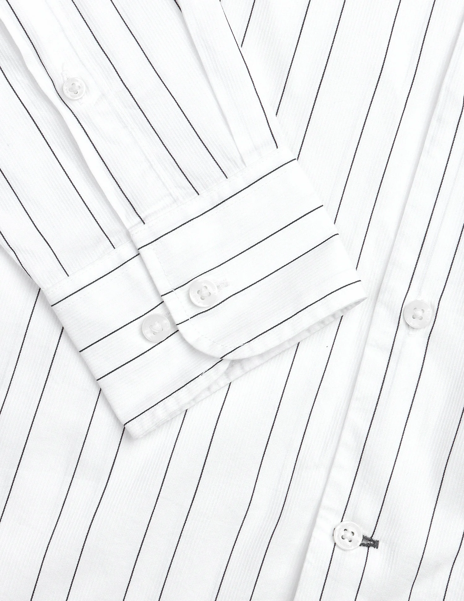 Vertical Striped Regular Fit Shirt - Image 8