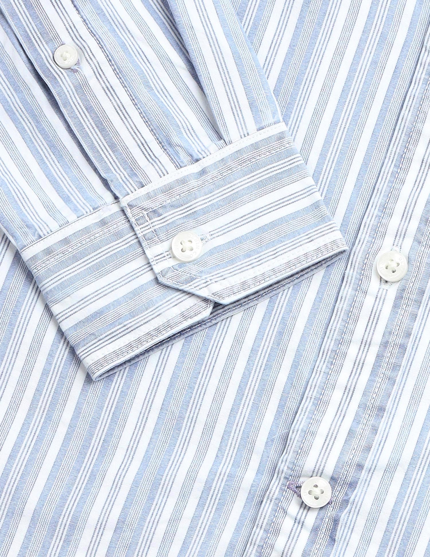 Vertical Striped Regular Fit Shirt - Image 8