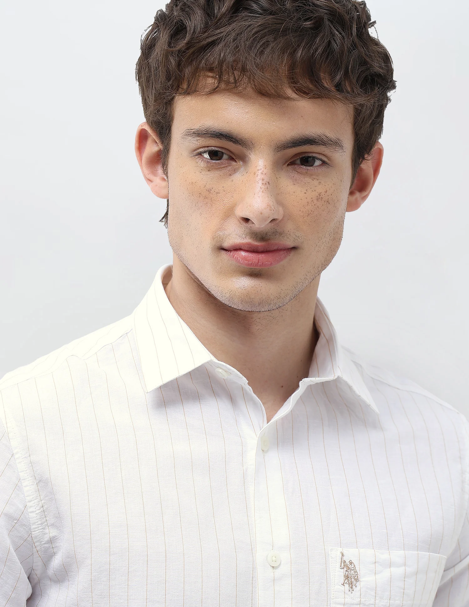 Vertical Striped Regular Fit Shirt - Image 7
