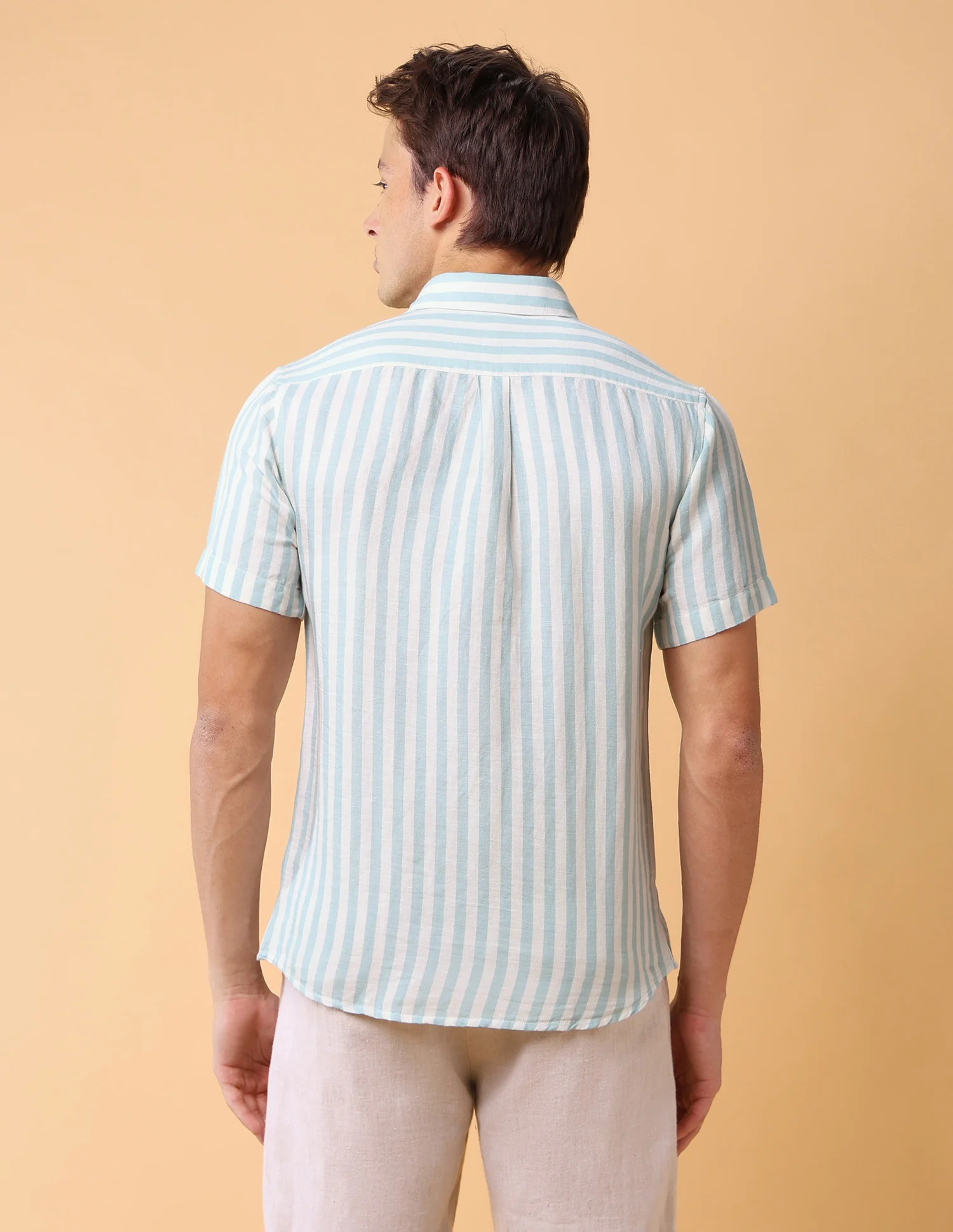 Vertical Striped Regular Fit Shirt - Image 5