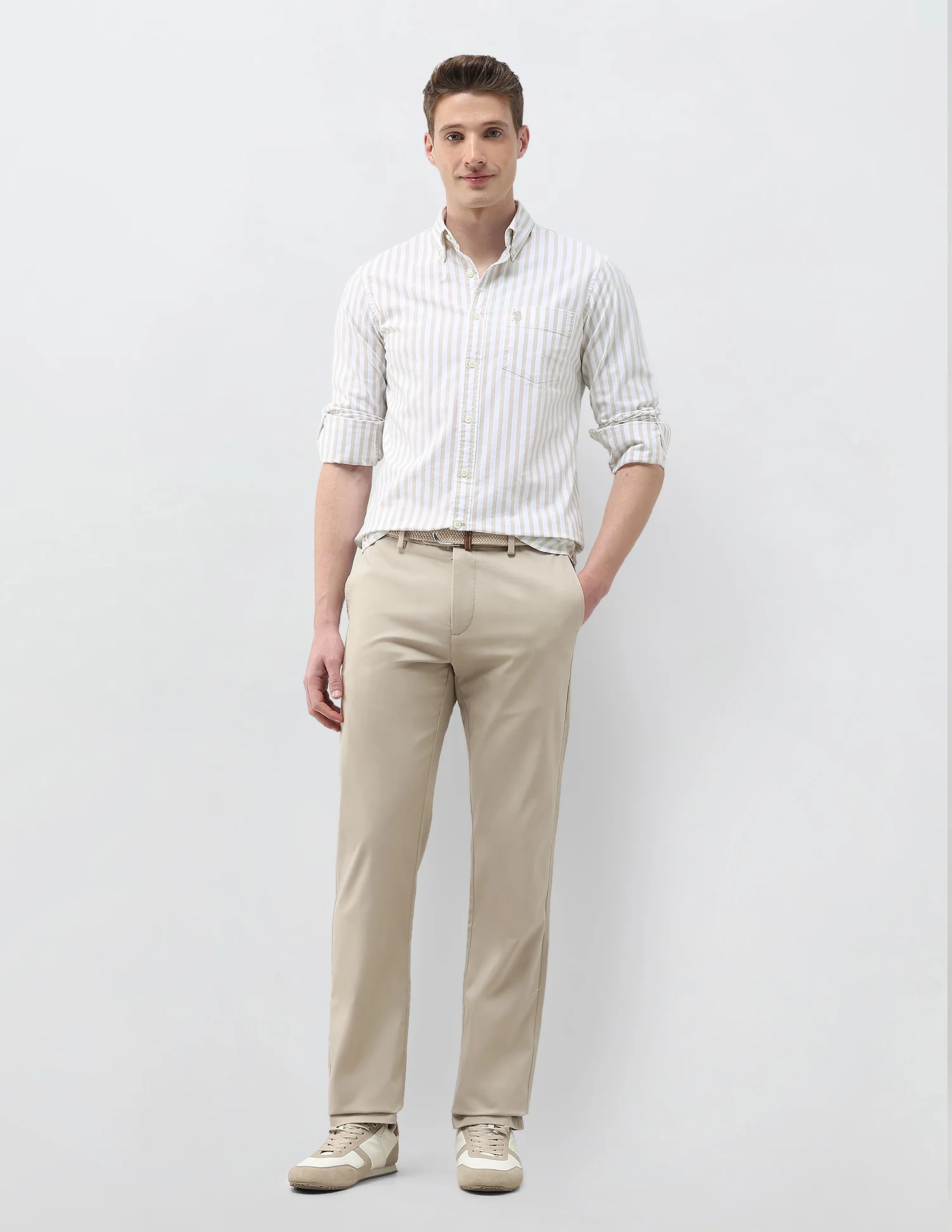 Vertical Striped Regular Fit Shirt - Image 3