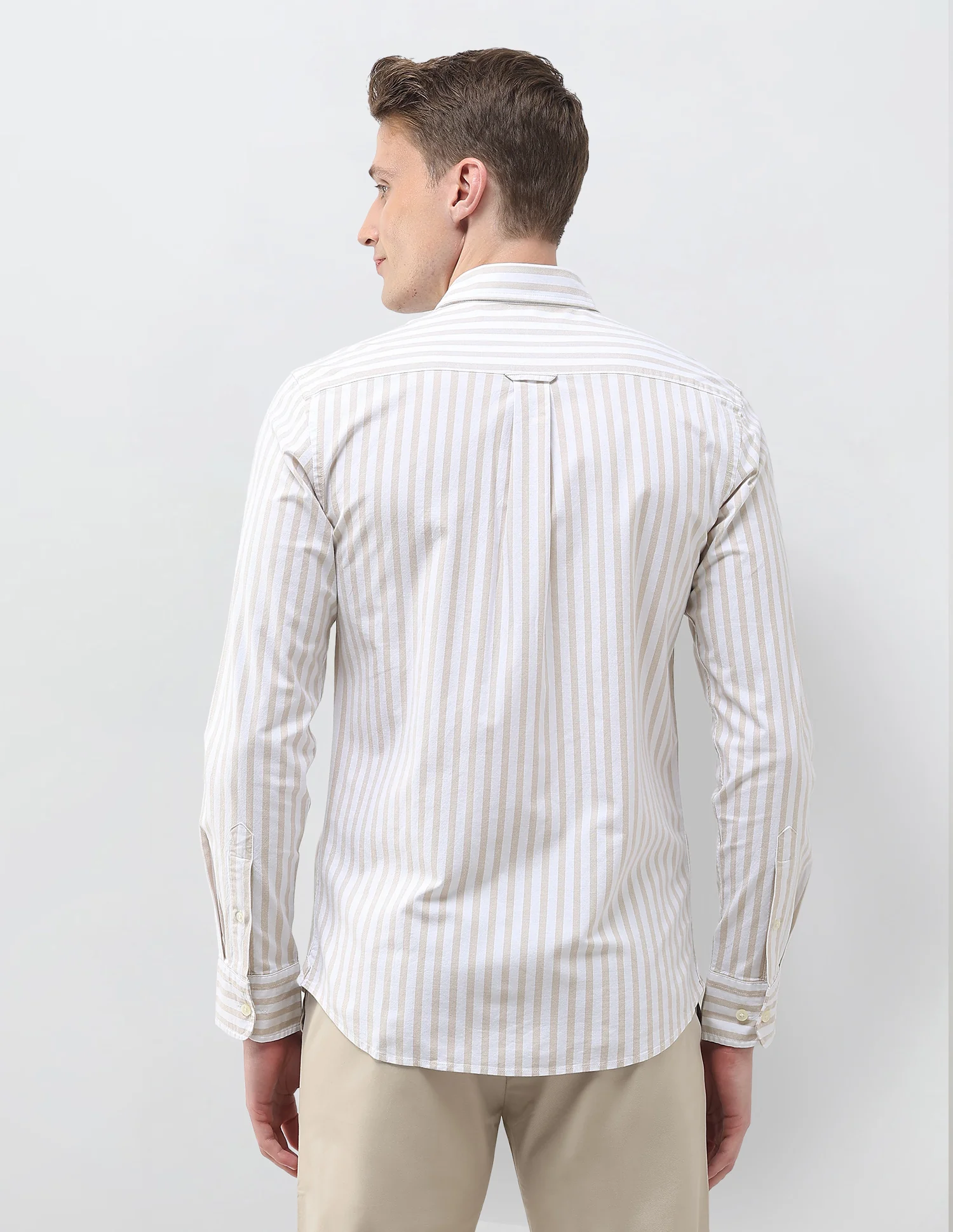 Vertical Striped Regular Fit Shirt - Image 5