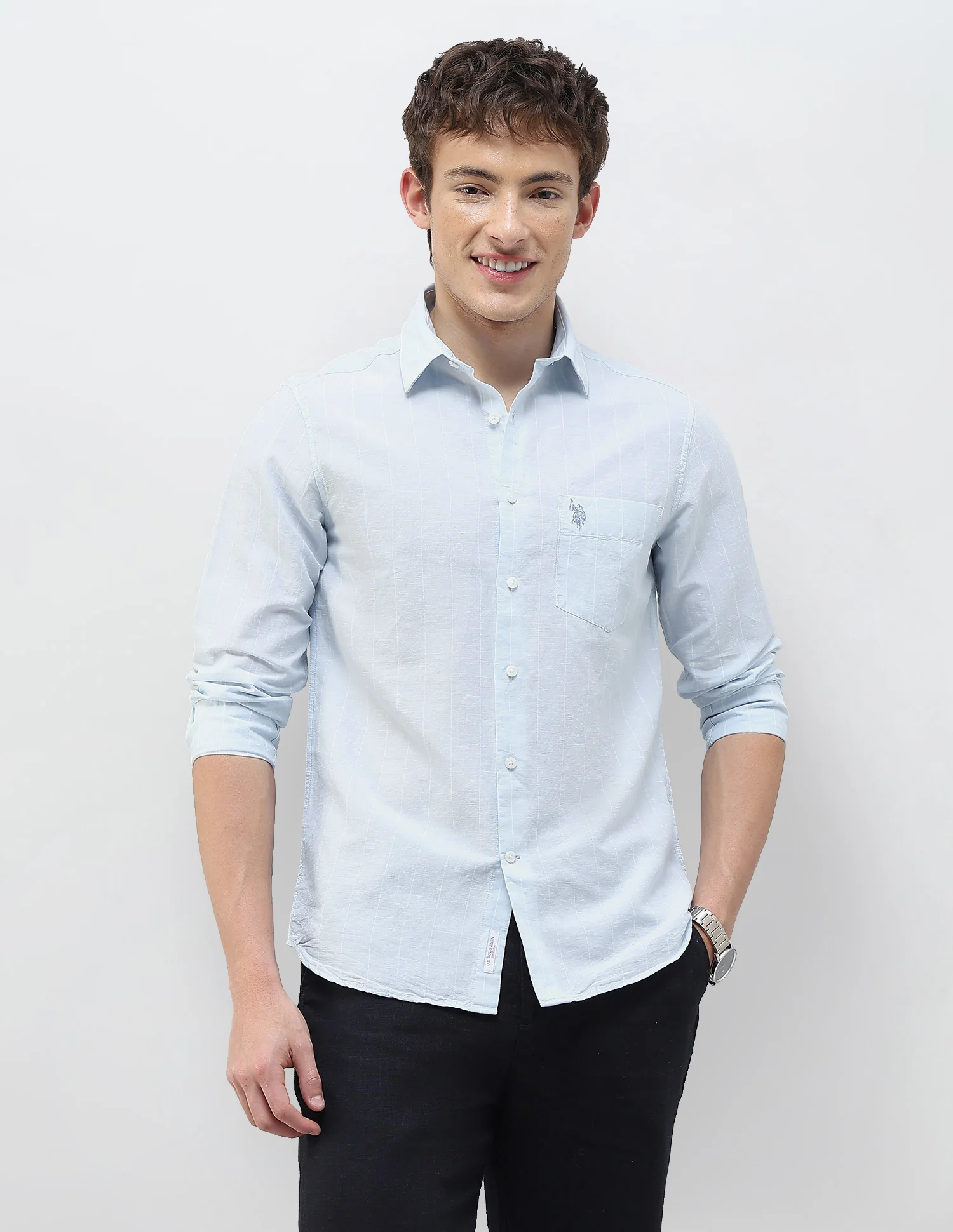 Vertical Striped Regular Fit Shirt