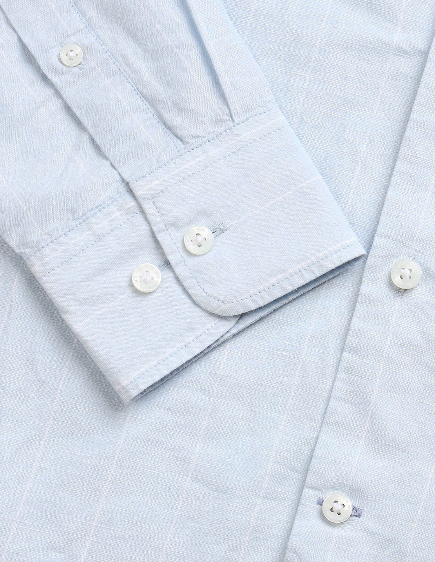 Vertical Striped Regular Fit Shirt - Image 8