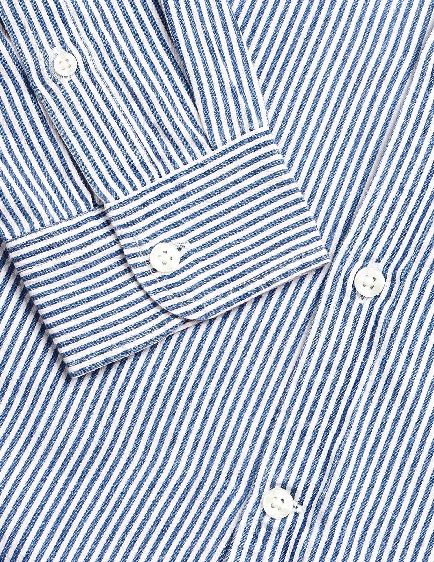 Vertical Striped Regular Fit Shirt - Image 8
