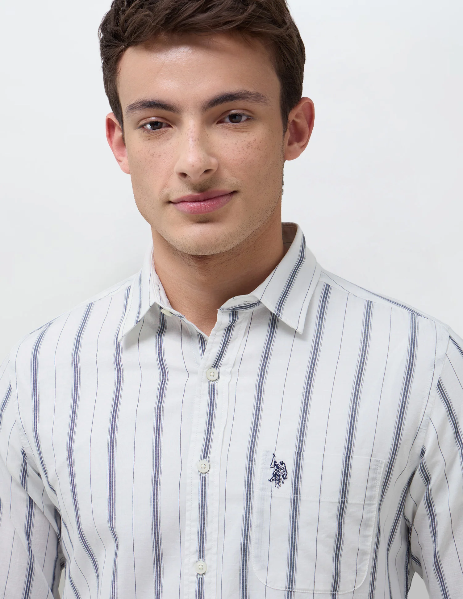 Vertical Striped Regular Fit Shirt - Image 7