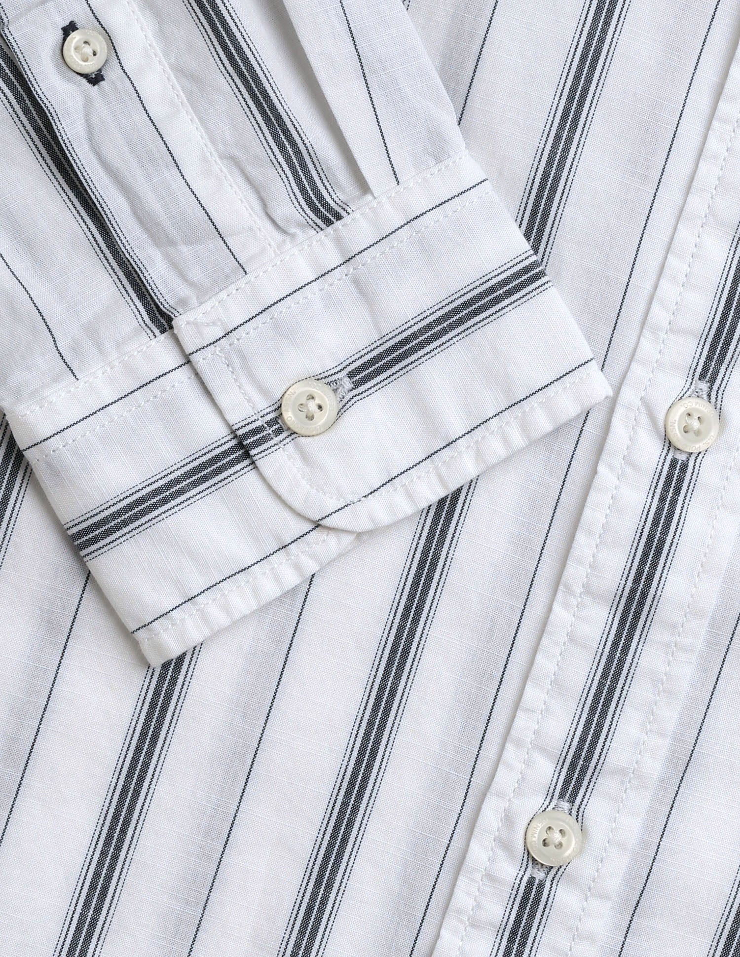 Vertical Striped Regular Fit Shirt - Image 8