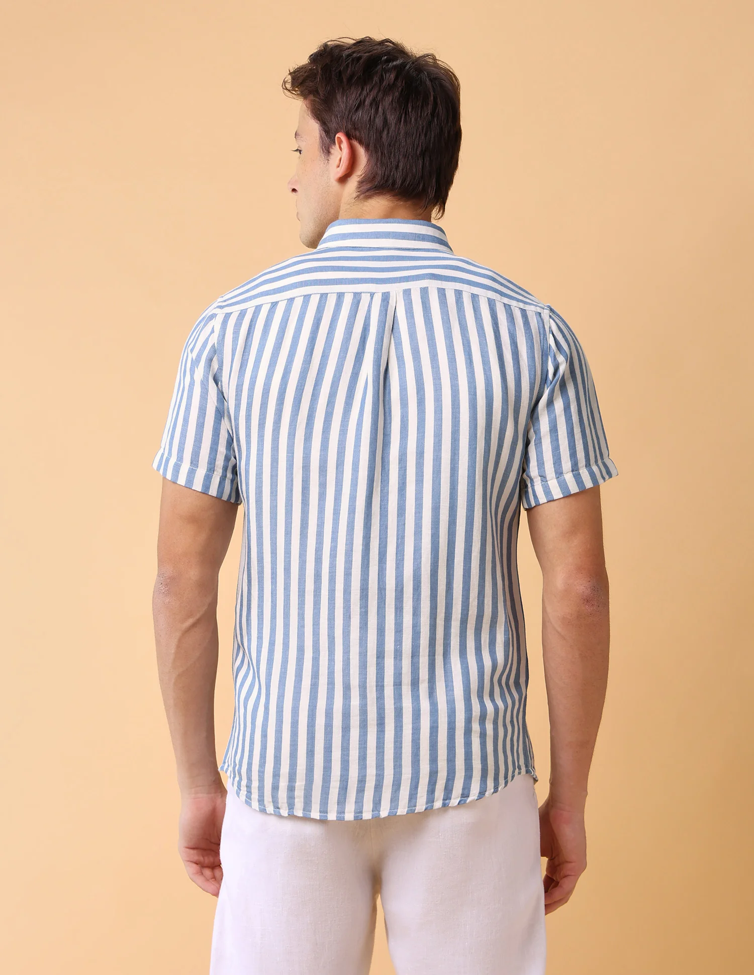 Vertical Striped Regular Fit Shirt - Image 5