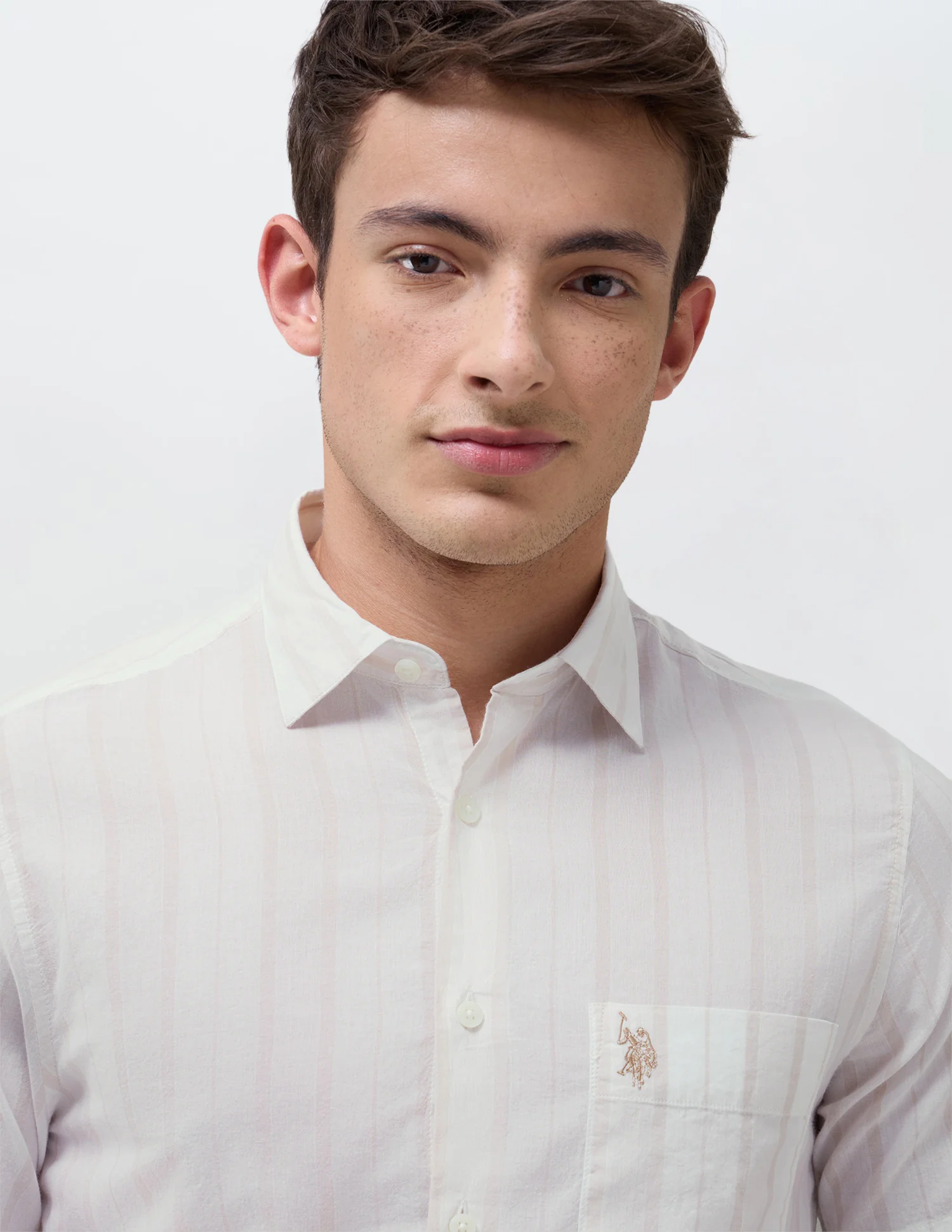 Vertical Striped Regular Fit Shirt - Image 7