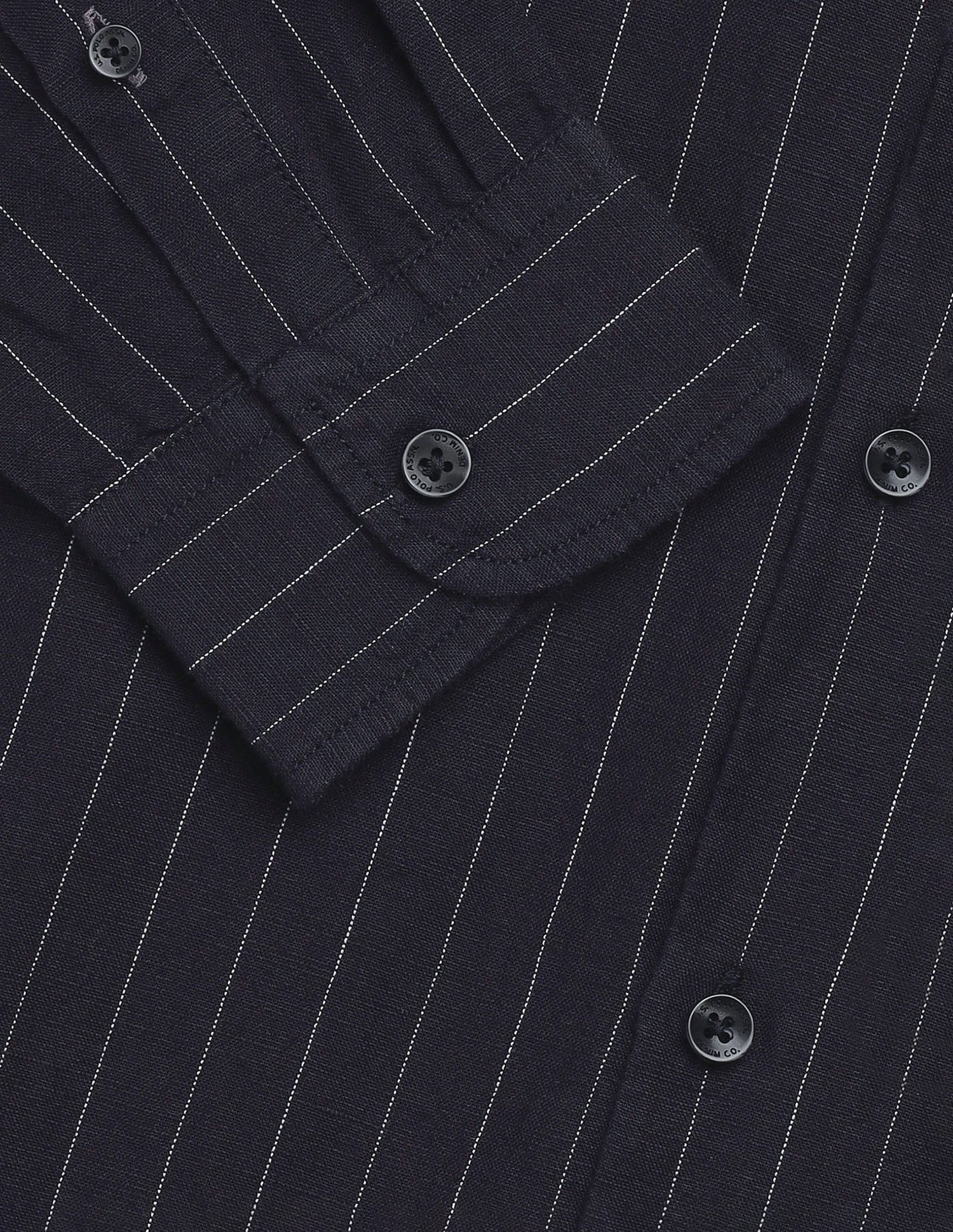 Vertical Striped Regular Fit Shirt - Image 8