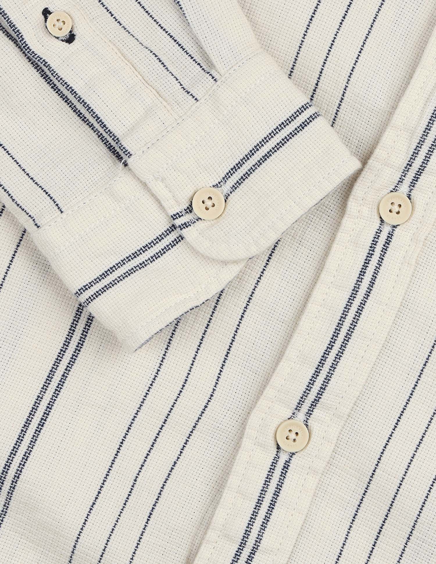 Vertical Striped Regular Fit Shirt - Image 8