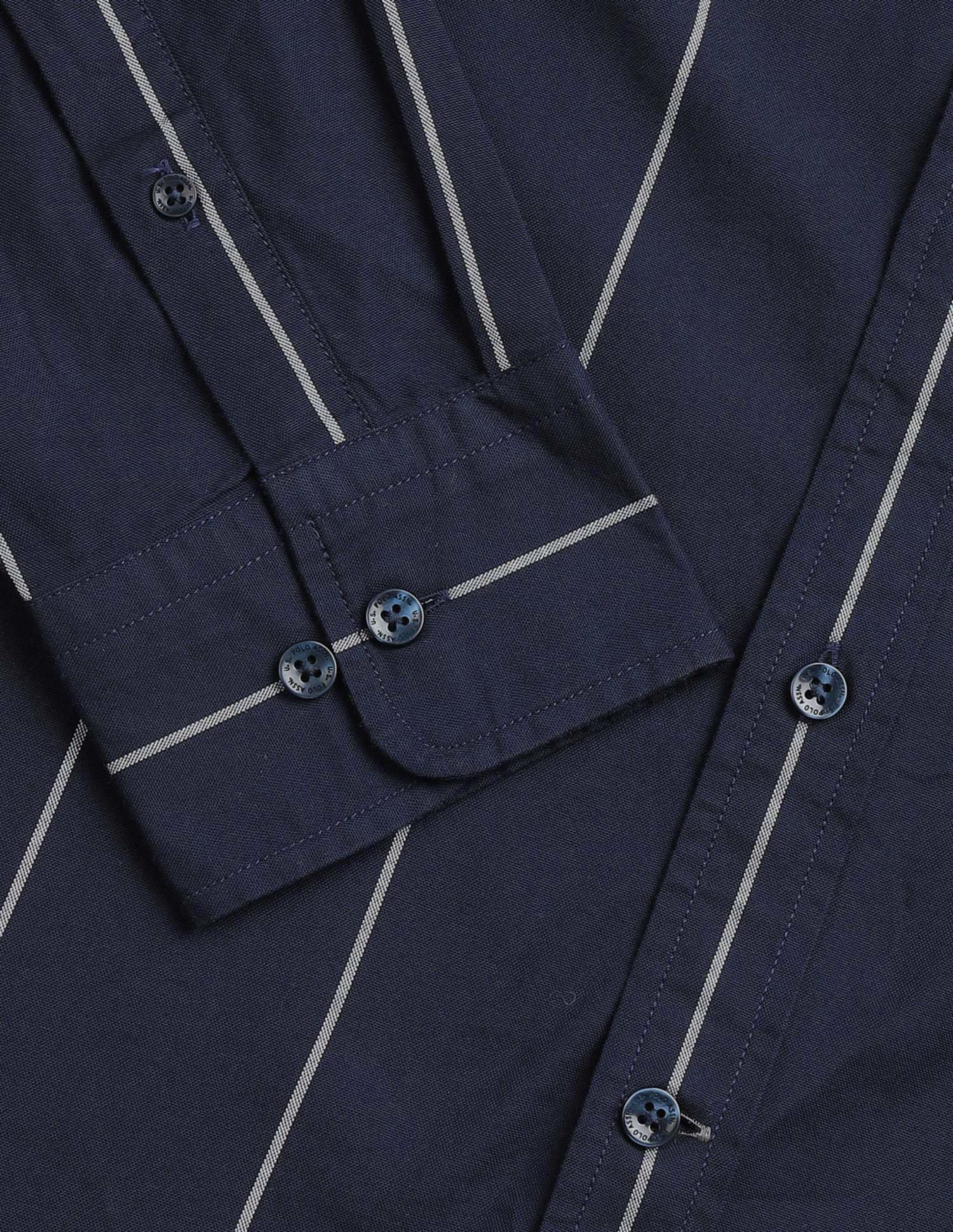 Vertical Striped Regular Fit Shirt - Image 8