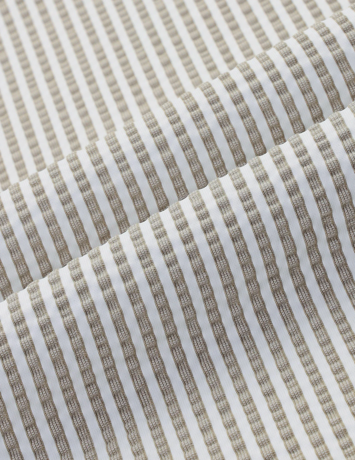 Vertical Striped Relaxed Fit Polo Shirt - Image 2