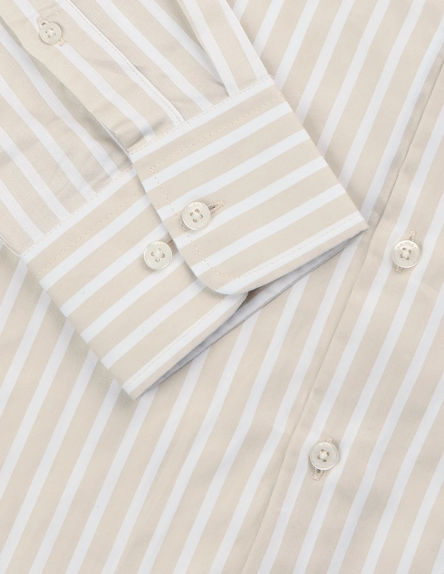 Vertical Striped Satin Shirt - Image 8
