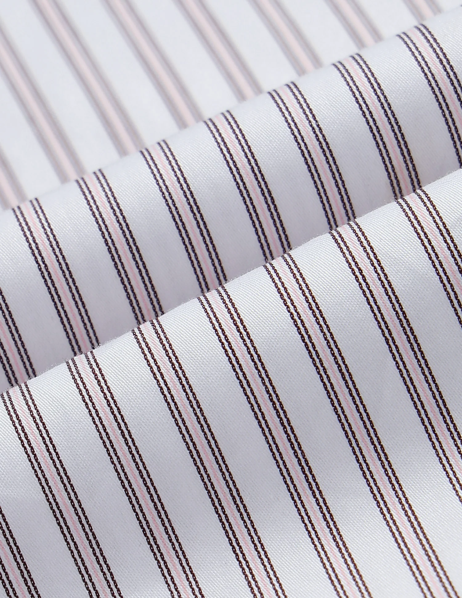 Vertical Striped Satin Shirt - Image 2