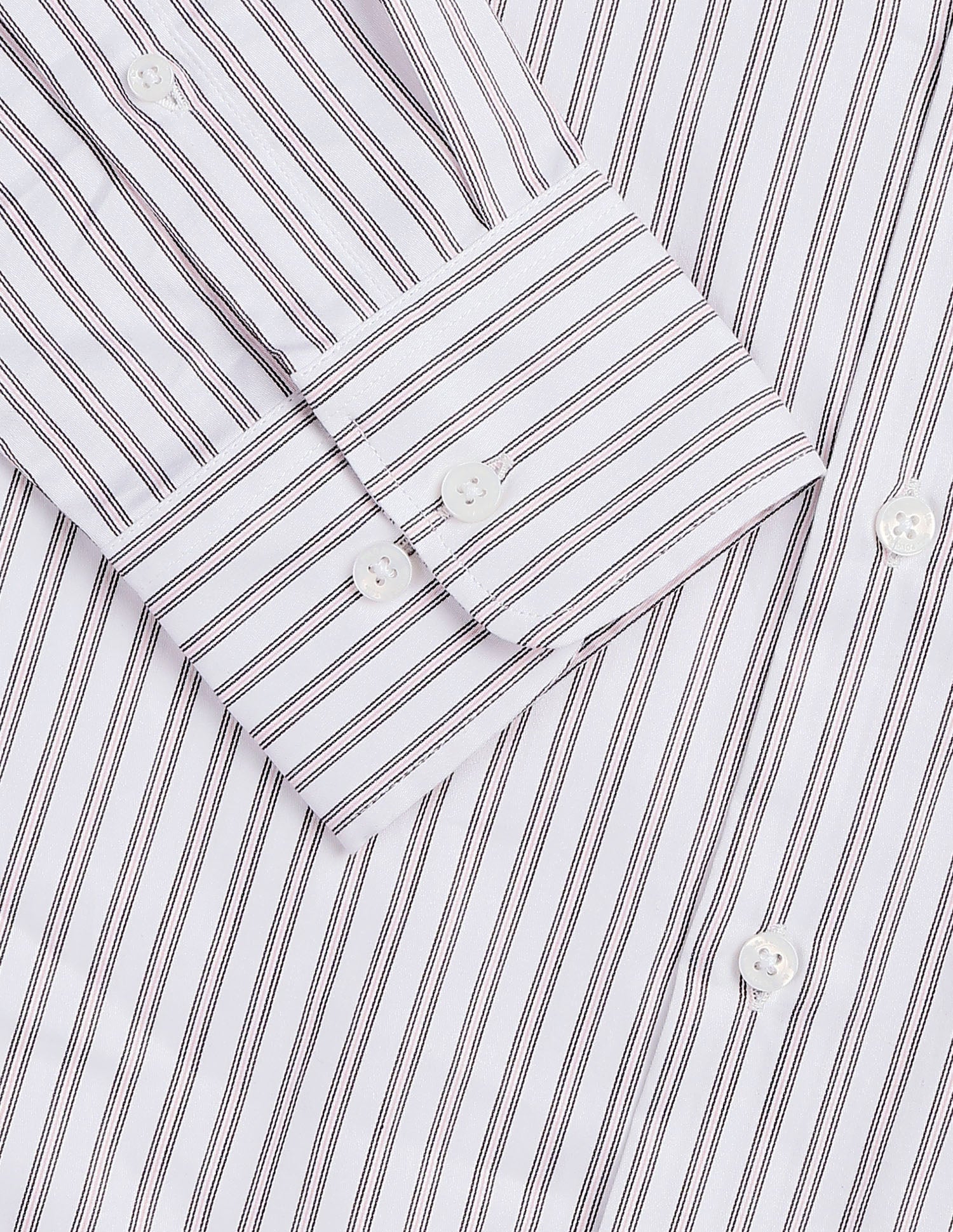 Vertical Striped Satin Shirt - Image 8