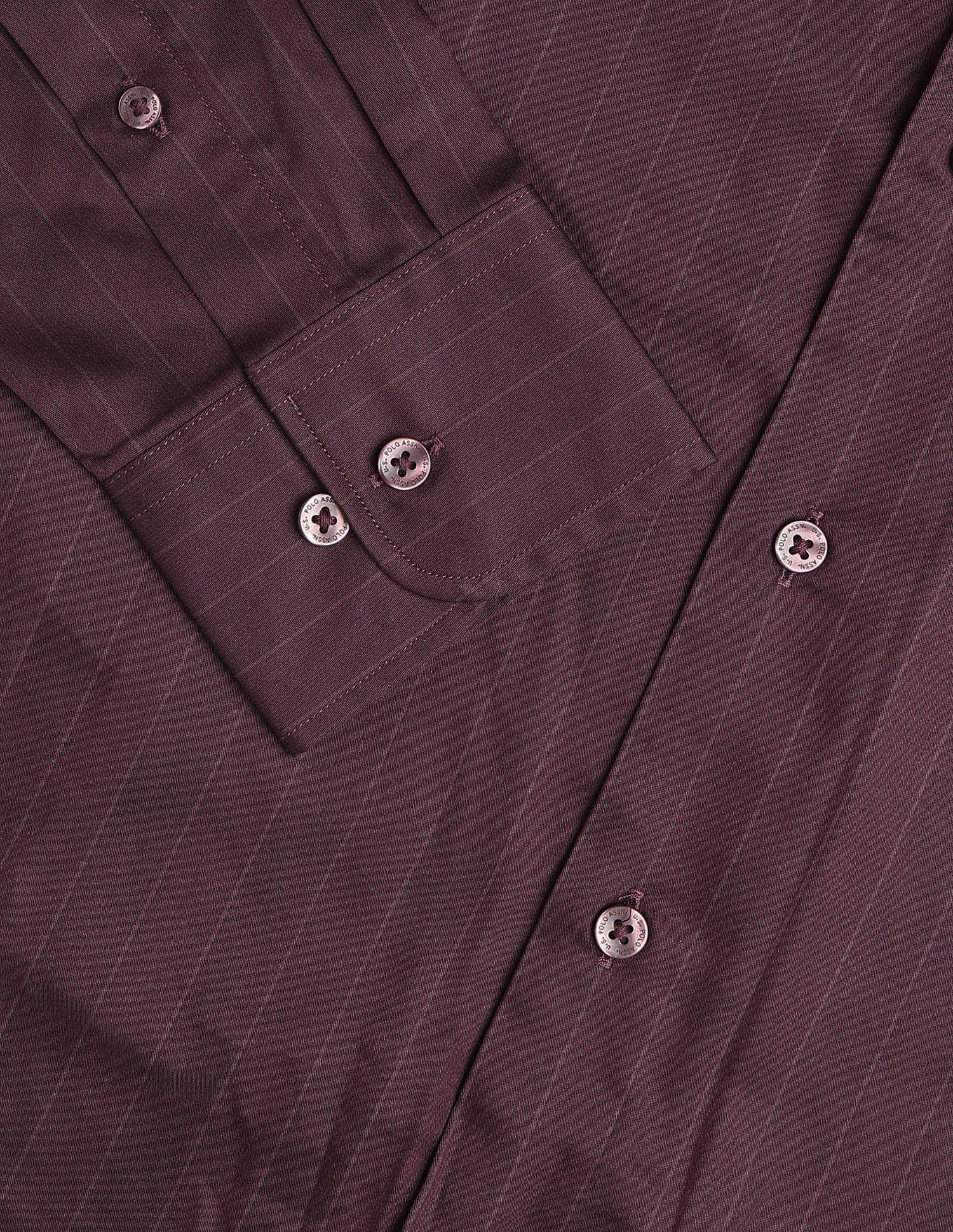 Vertical Striped Satin Shirt - Image 8