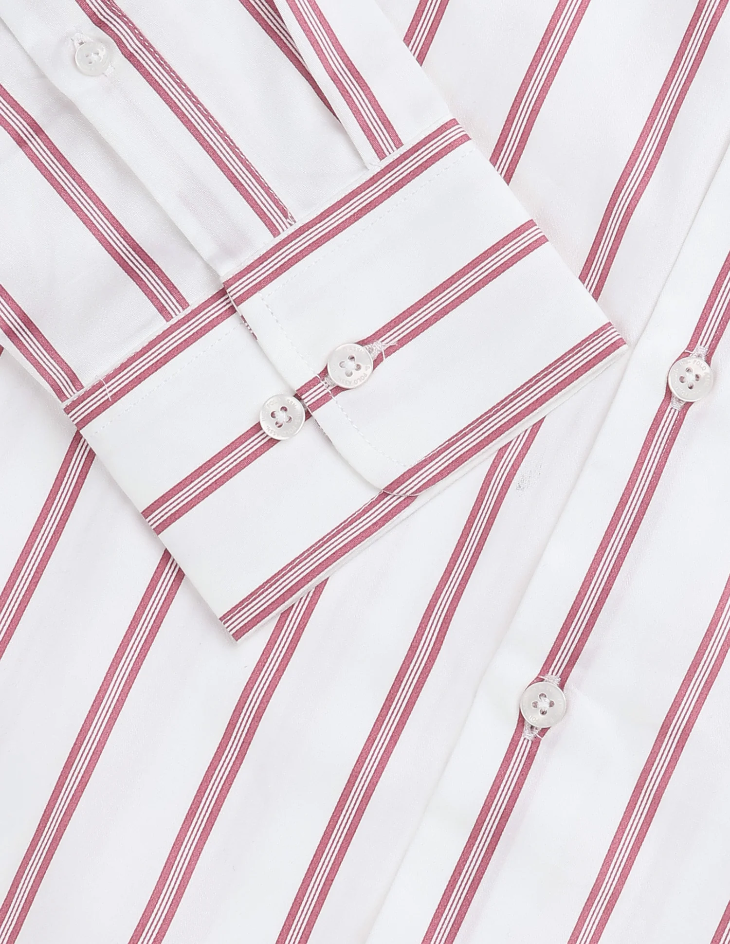 Vertical Striped Satin Shirt - Image 8