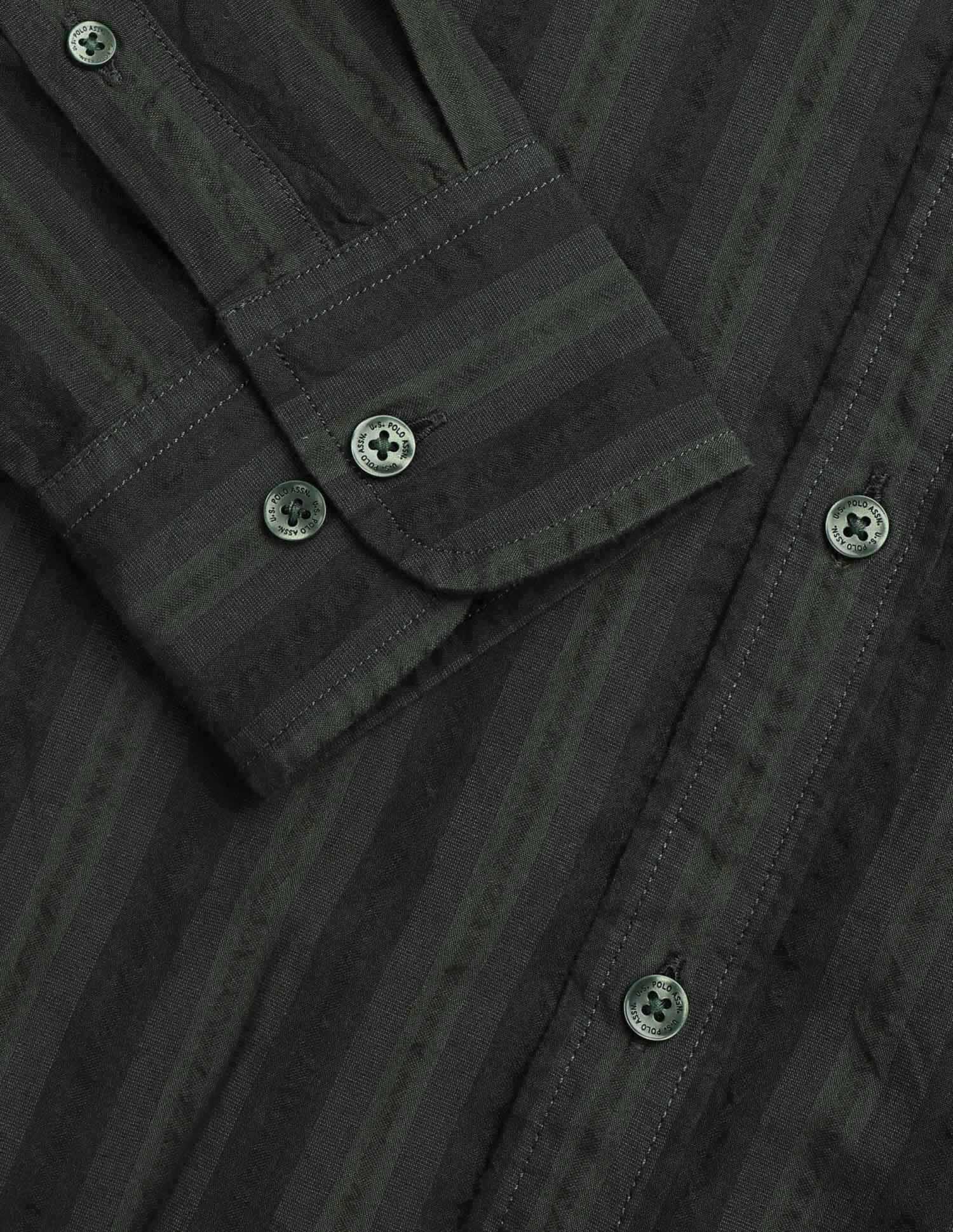 Vertical Striped Seersucker Shirt - Image 8