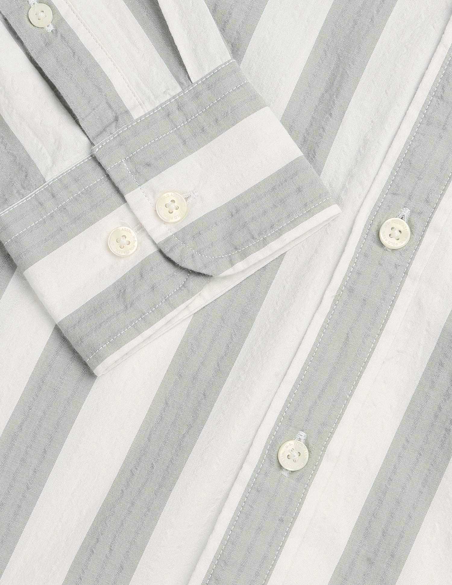 Vertical Striped Seersucker Shirt - Image 8