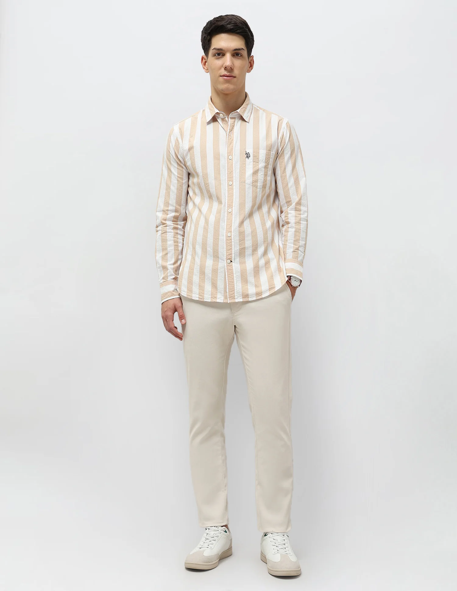 Vertical Striped Seersucker Shirt - Image 3