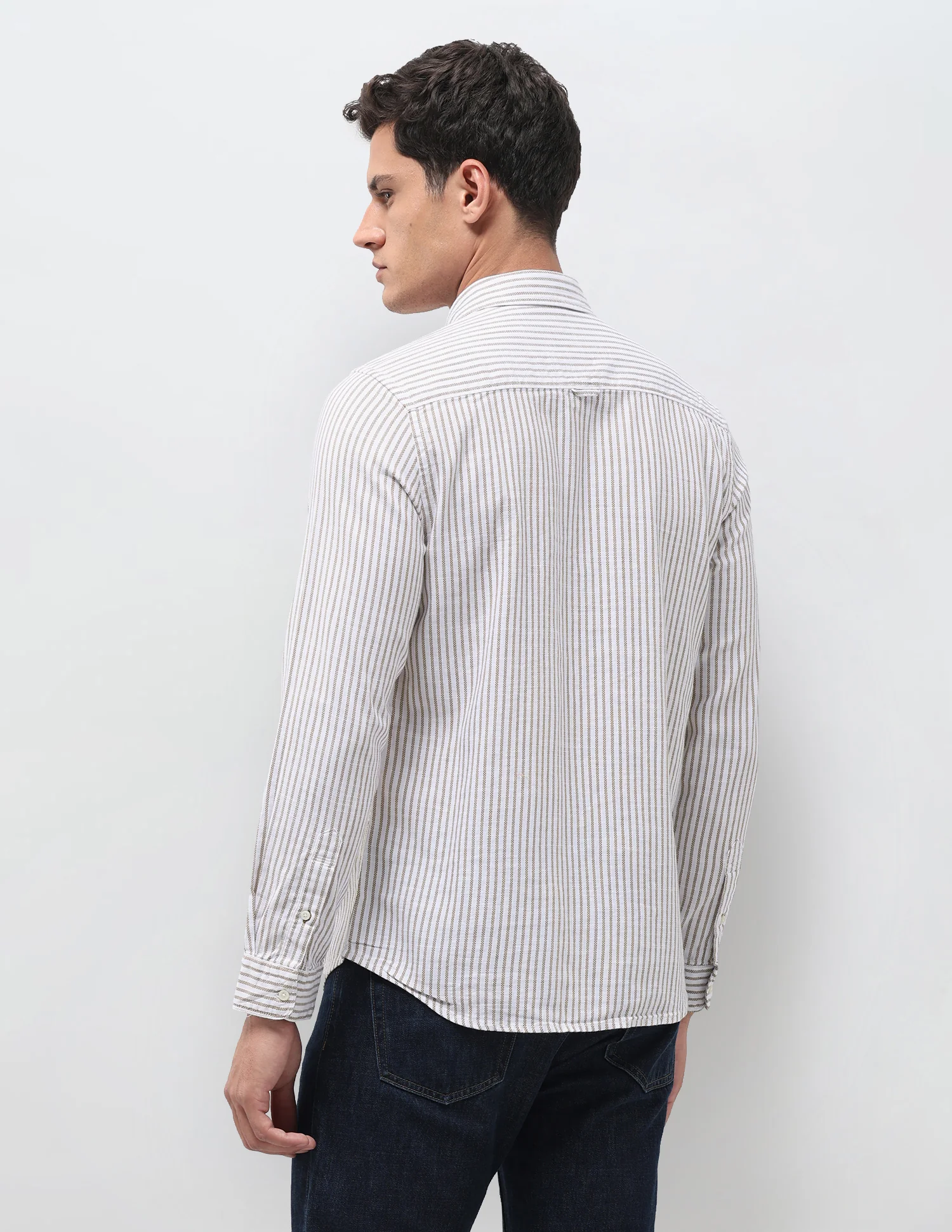 Vertical Striped Seersucker Shirt - Image 5