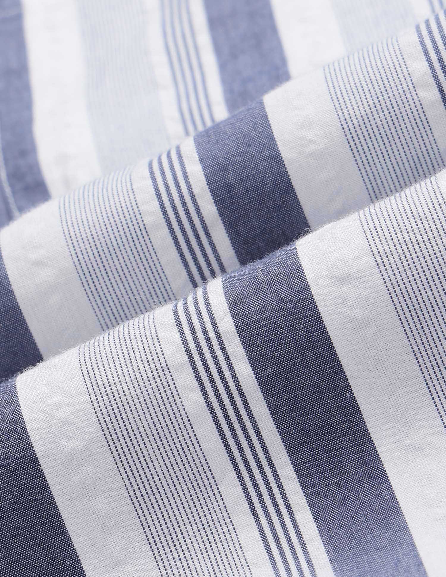Vertical Striped Seersucker Shirt - Image 2