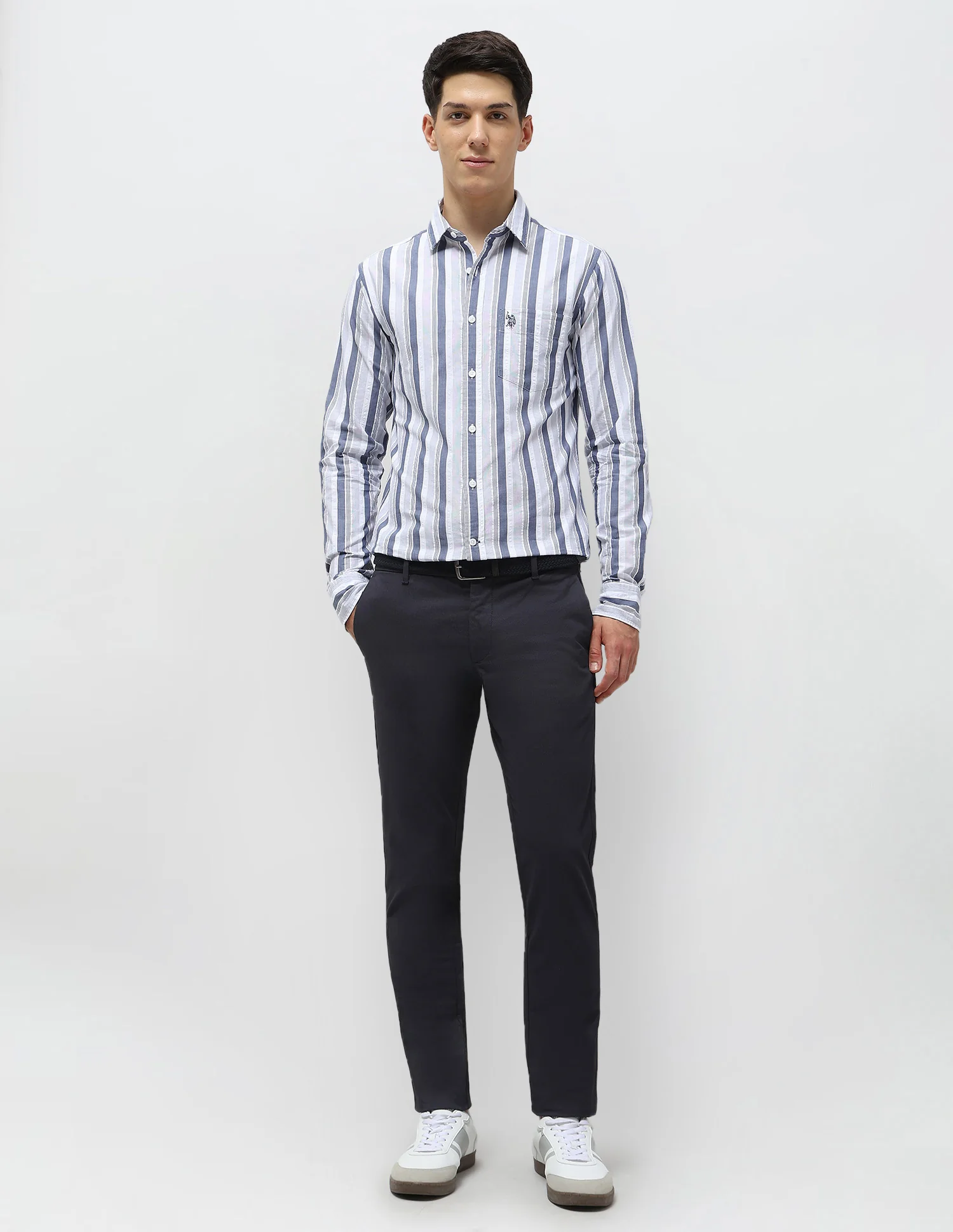 Vertical Striped Seersucker Shirt - Image 3