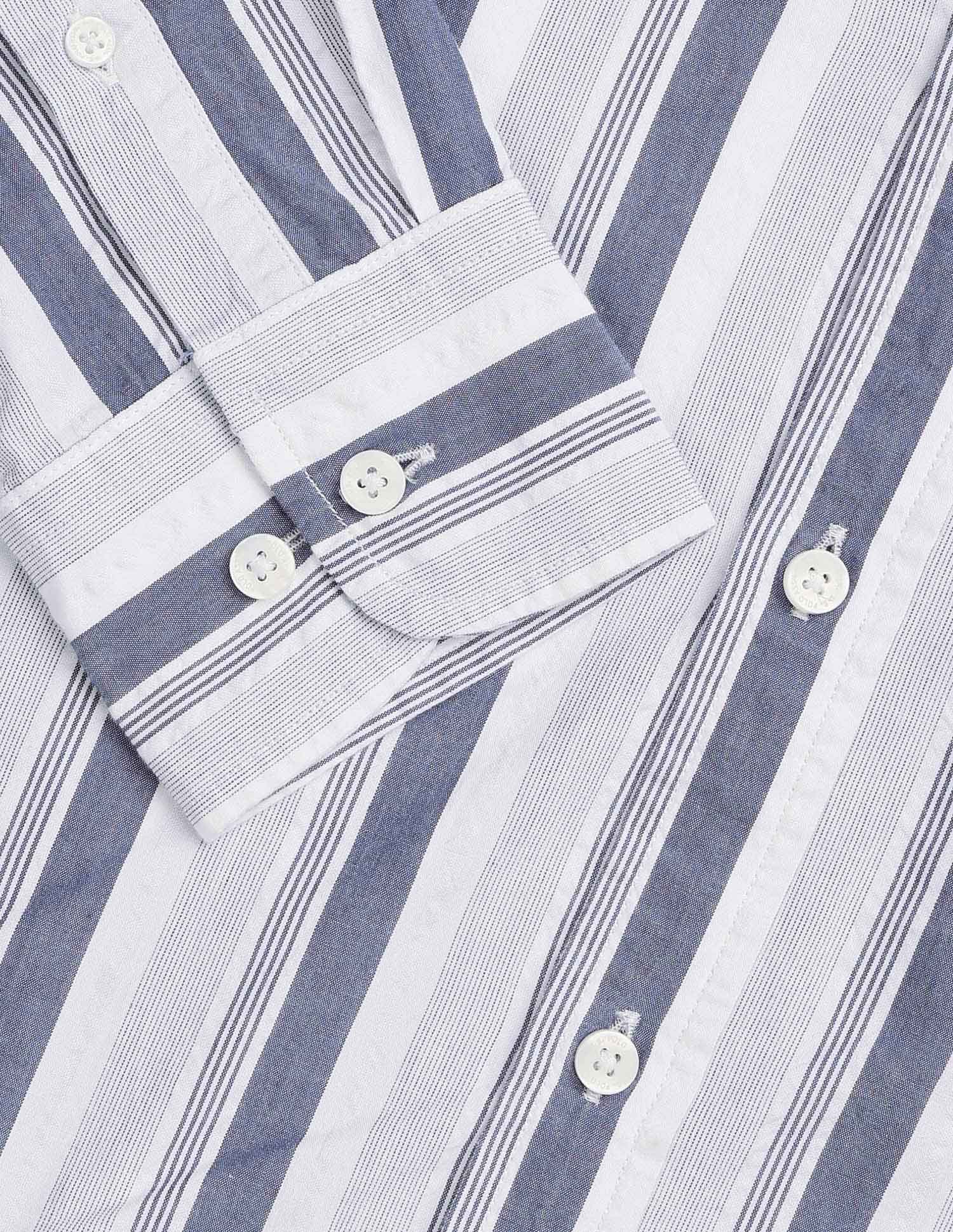 Vertical Striped Seersucker Shirt - Image 8