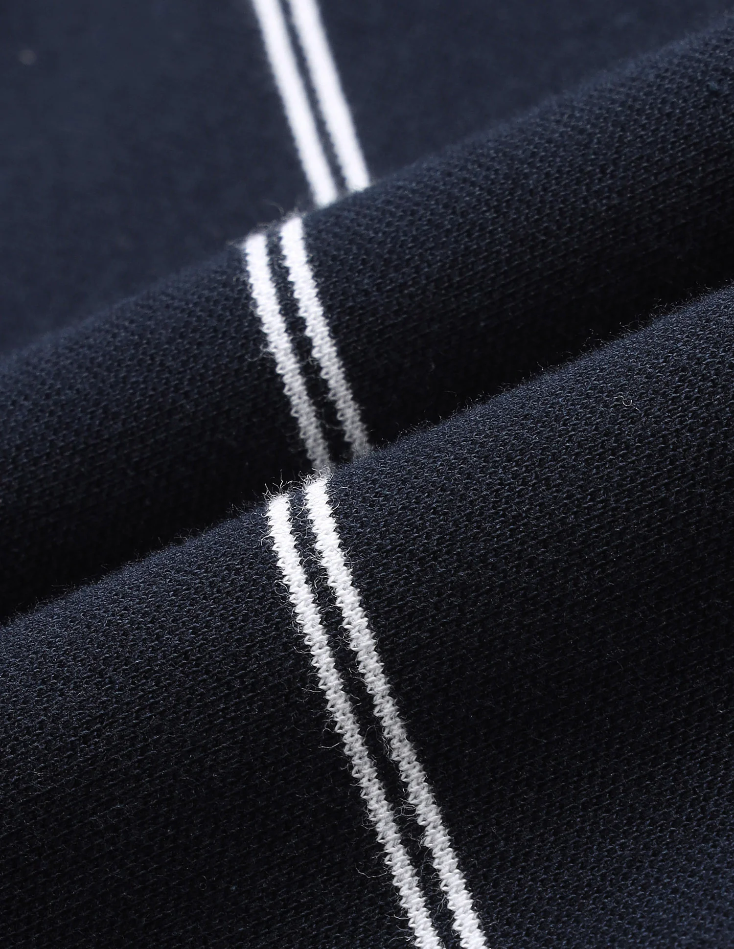 Vertical Striped Slim Fit Polo Shirt - Image 2